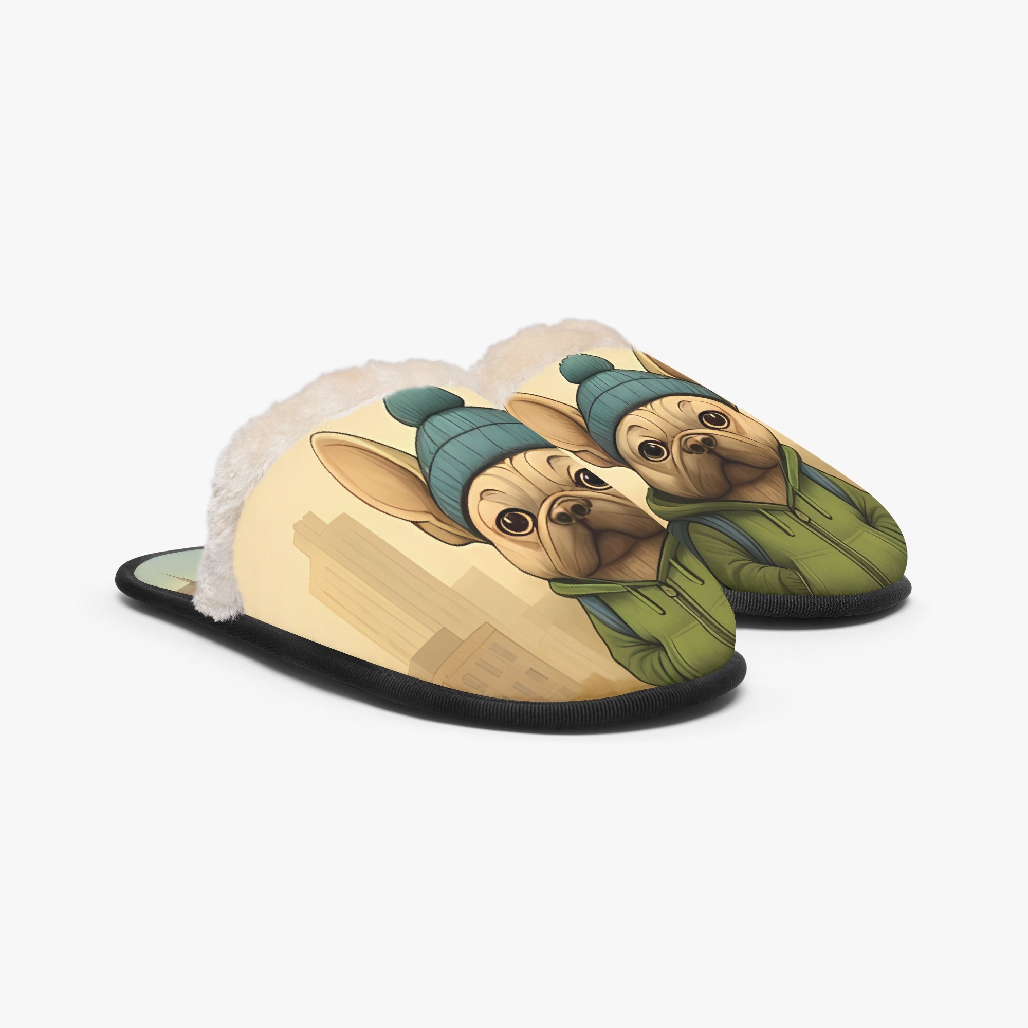French Bulldog Cozy Soft House Shoes for Frenchie Enthusiasts-fadou