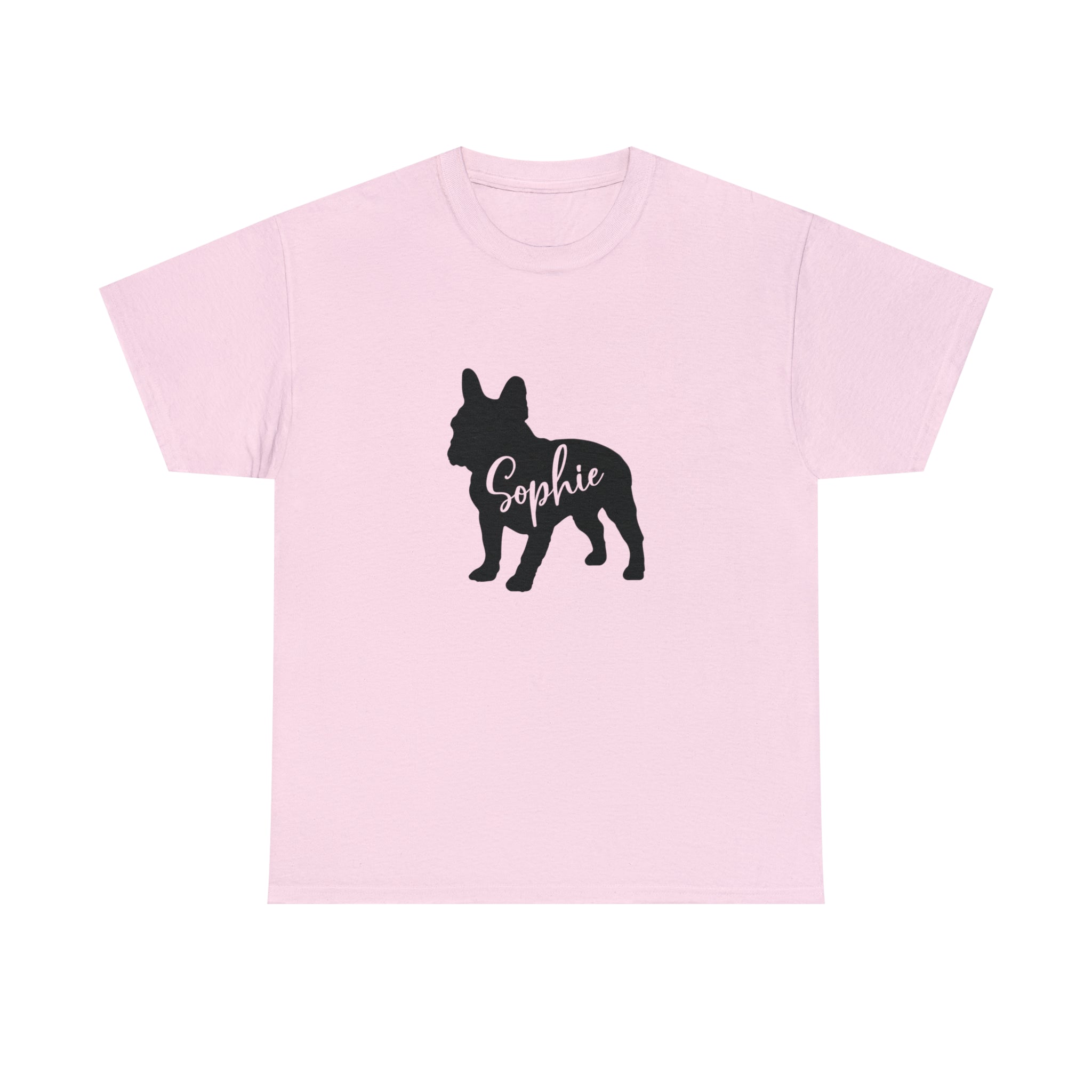 Unisex Personalized Dog Lover Tee for Frenchie Enthusiasts-fadou