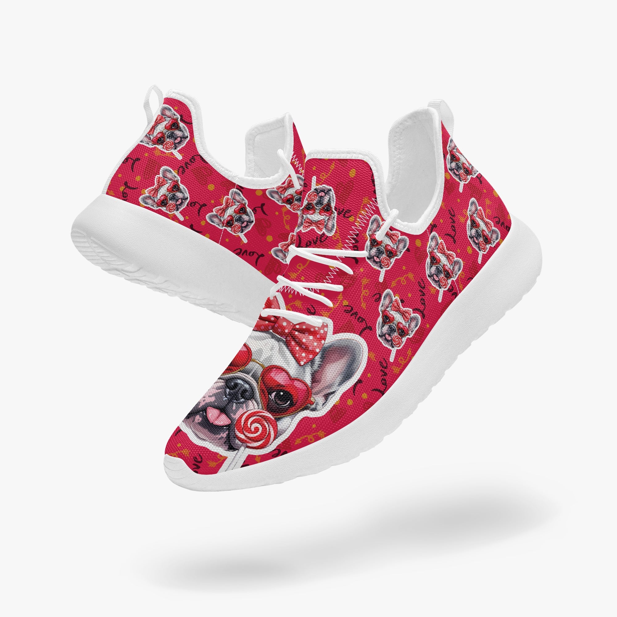 Frenchie Classic Canvas Sneakers for Frenchie Enthusiasts-fadou