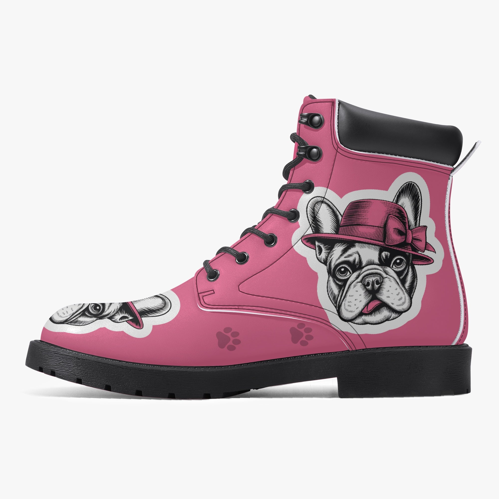 Mason French Bulldog Ankle Booties for Frenchie Enthusiasts-fadou