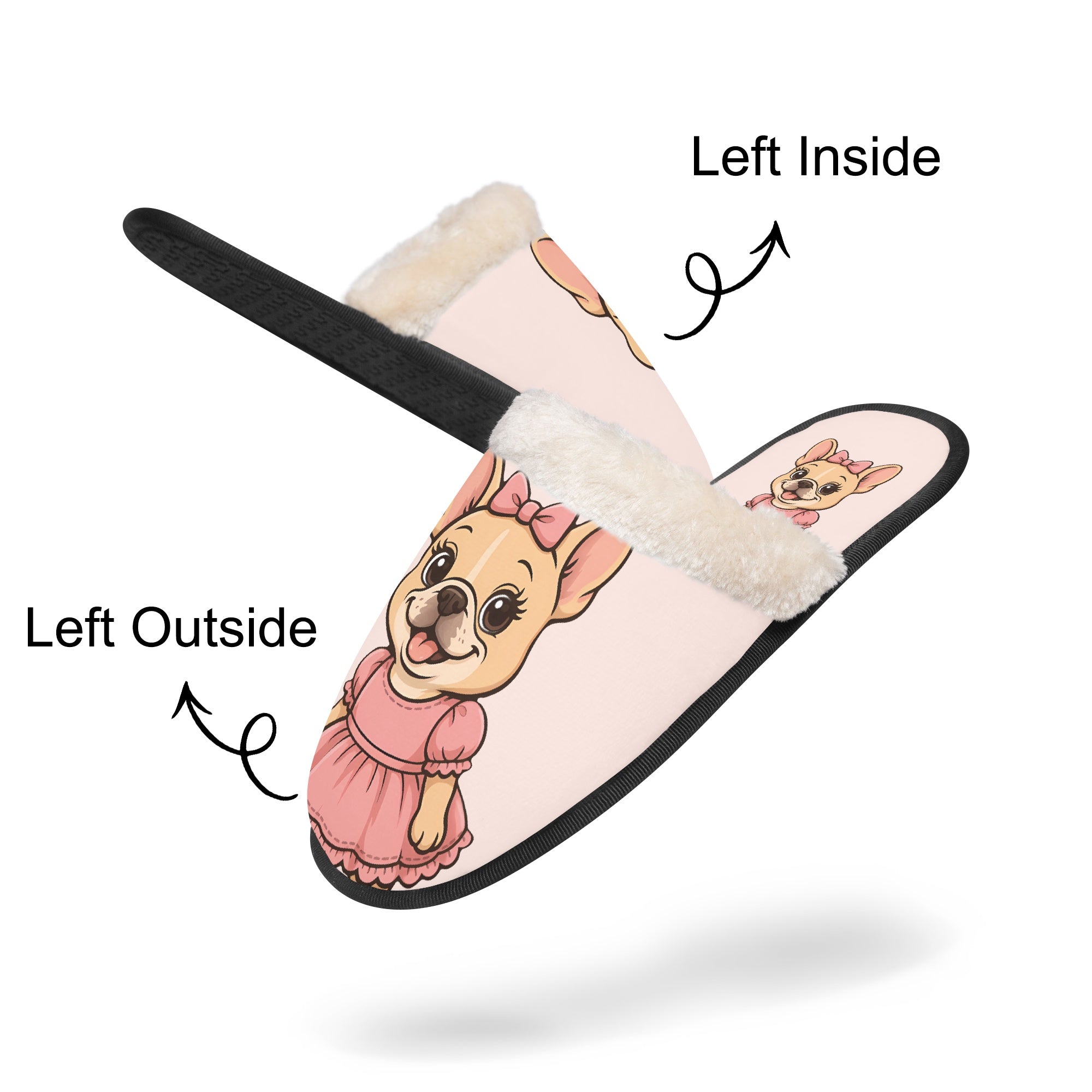 Doyle French Bulldog Cozy Slippers for Frenchie Enthusiasts-fadou