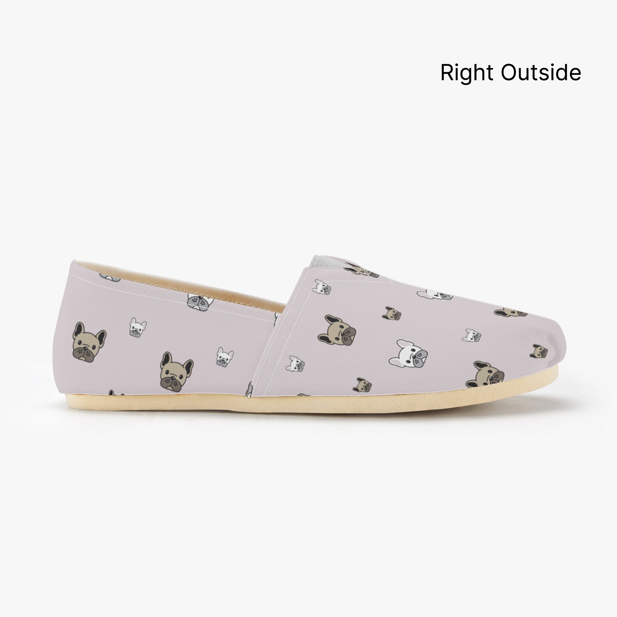 French Bulldog Casual Casual Footwear for Frenchie Fans-fadou