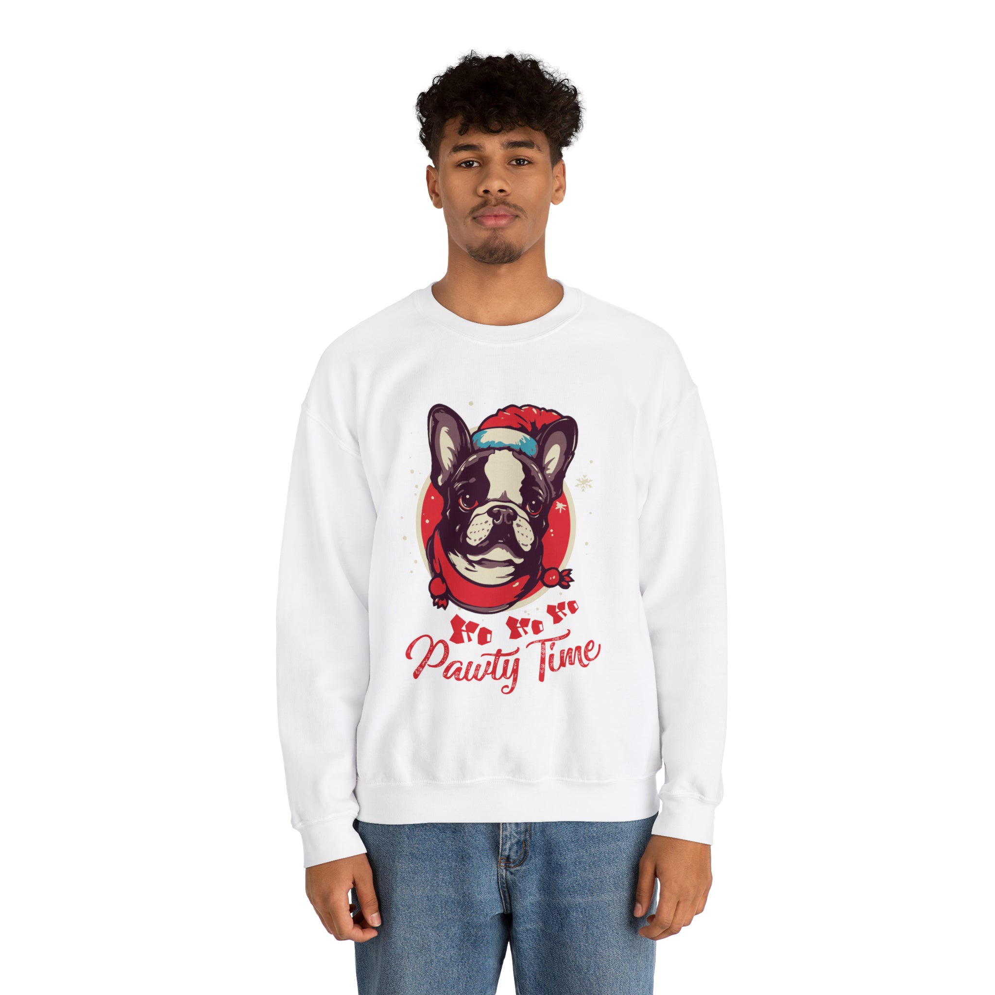 Pawty French Bulldog Dog Mom Hoodie for Frenchie Enthusiasts-fadou