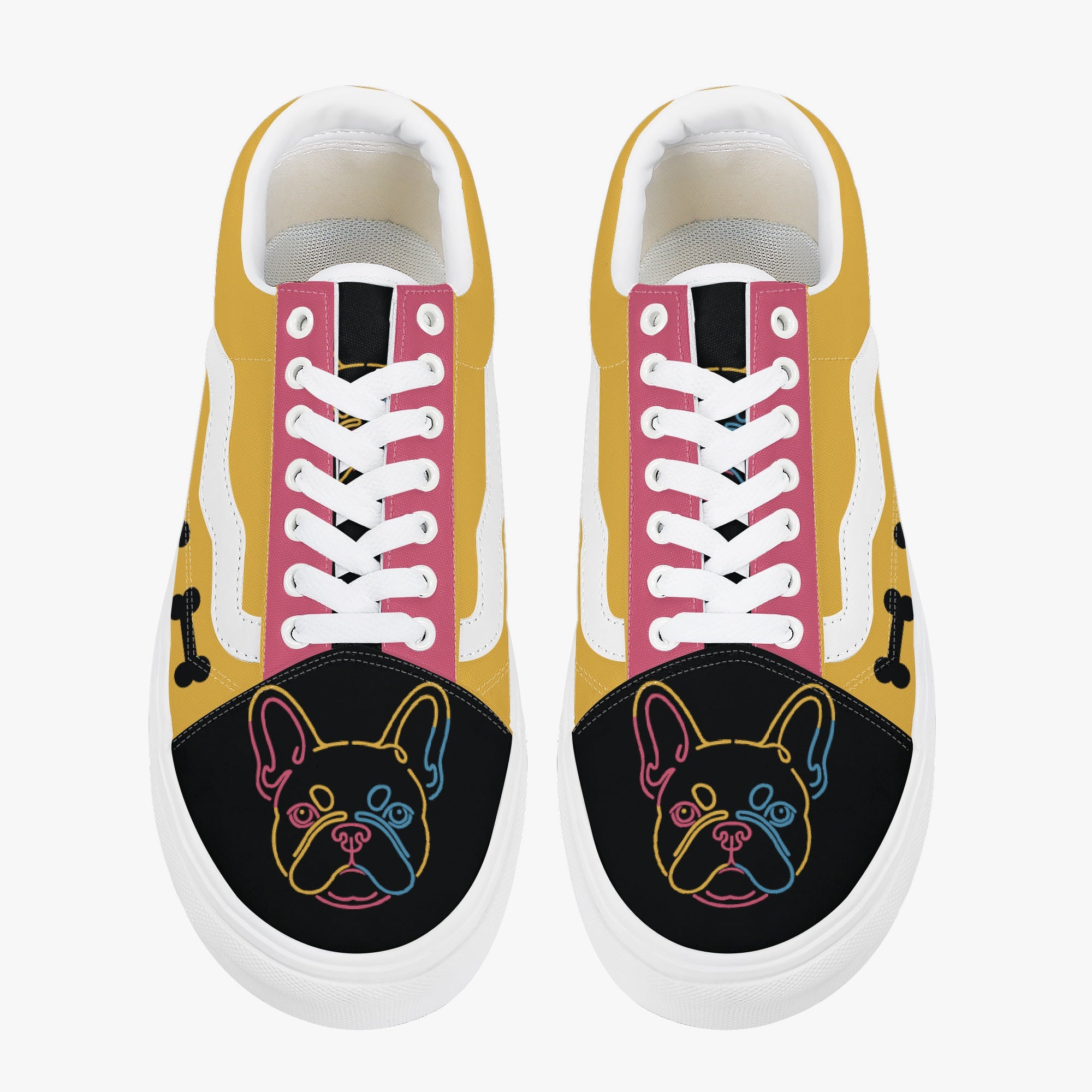 Frenchie Trendy Classic Sneakers for Frenchie Enthusiasts-fadou