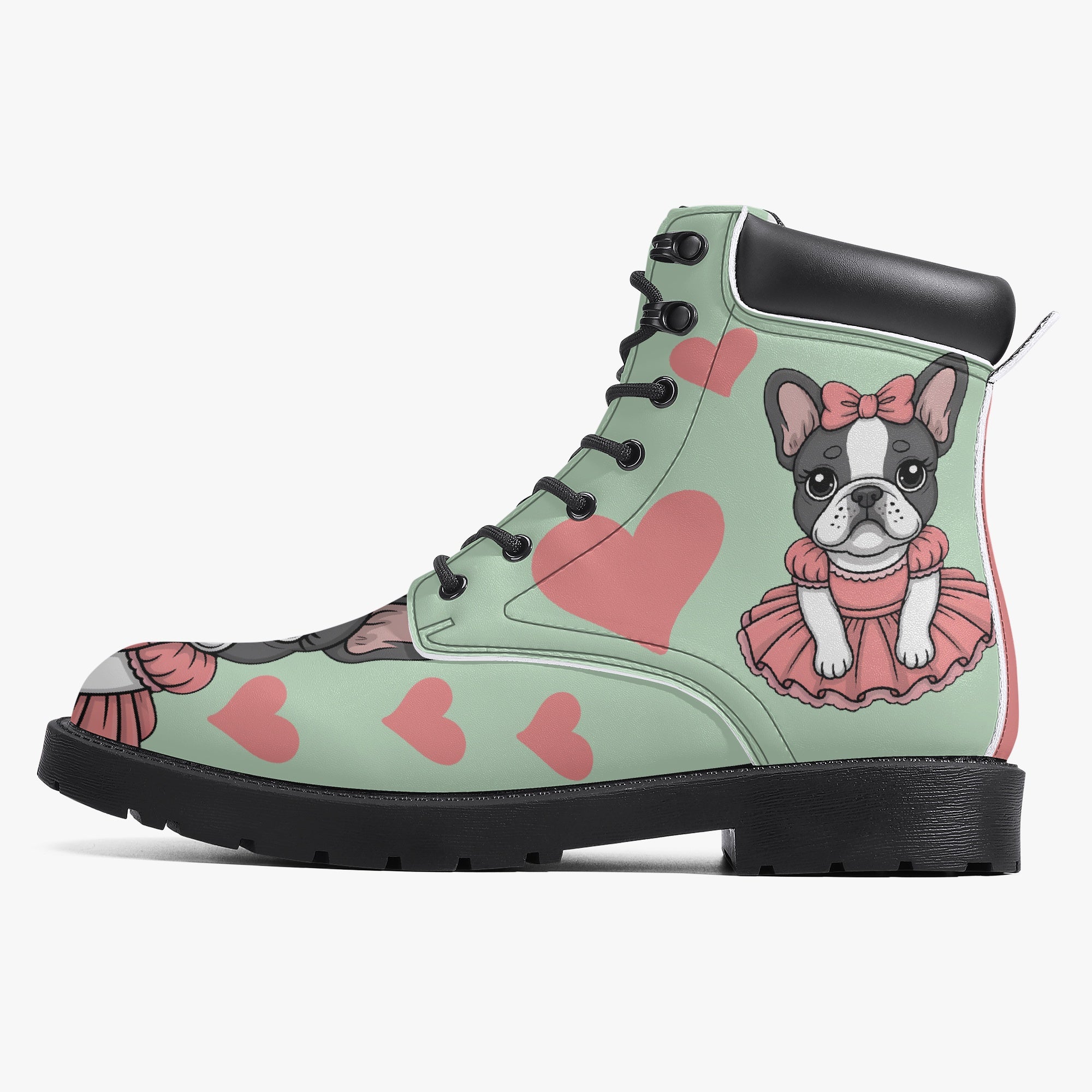 Stormi French Bulldog Ankle Booties for Frenchie Enthusiasts-fadou