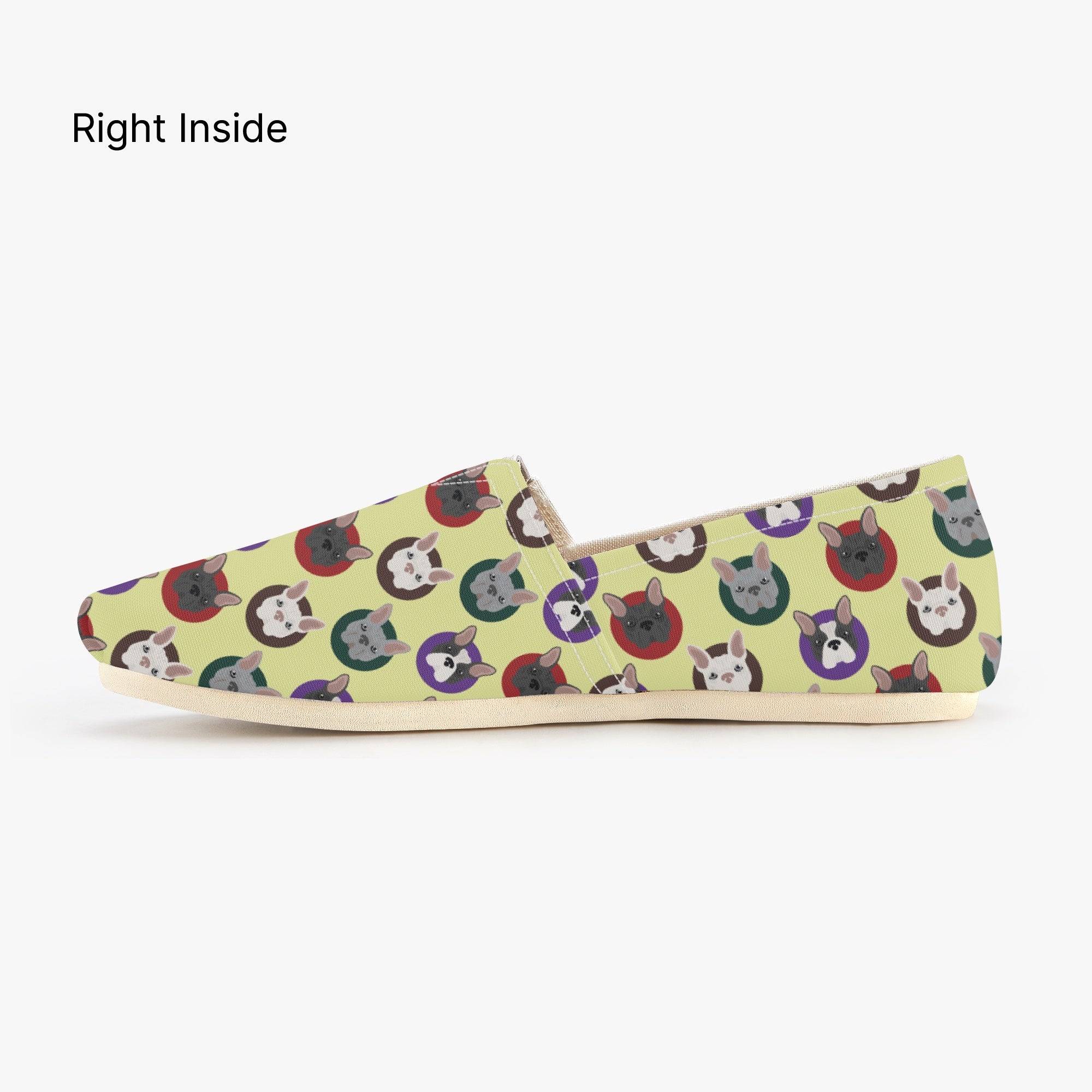 French Bulldog Casual Classic Sneakers for Bulldog Owners-fadou