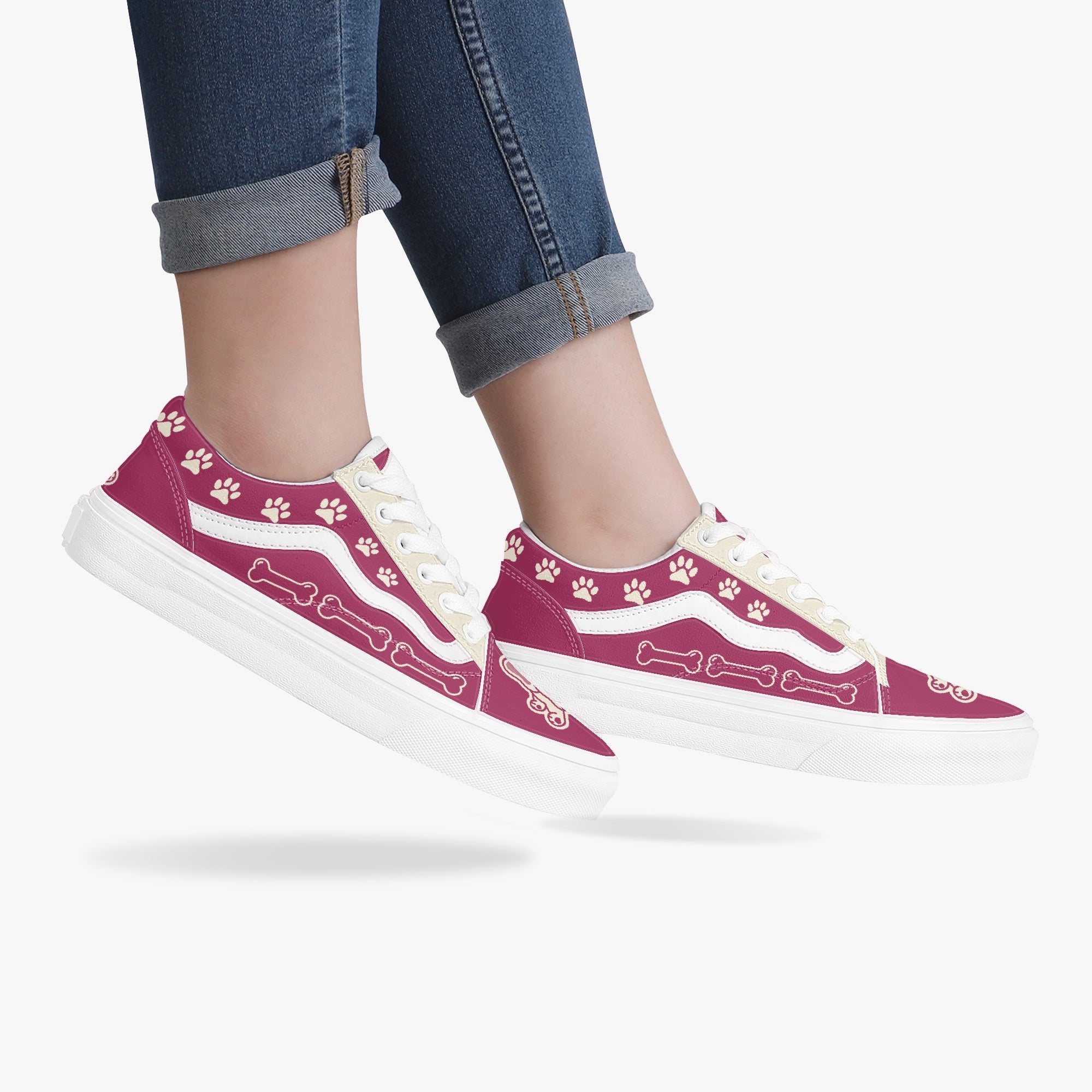 Estelle Trendy Classic Sneakers for Frenchie Enthusiasts-fadou