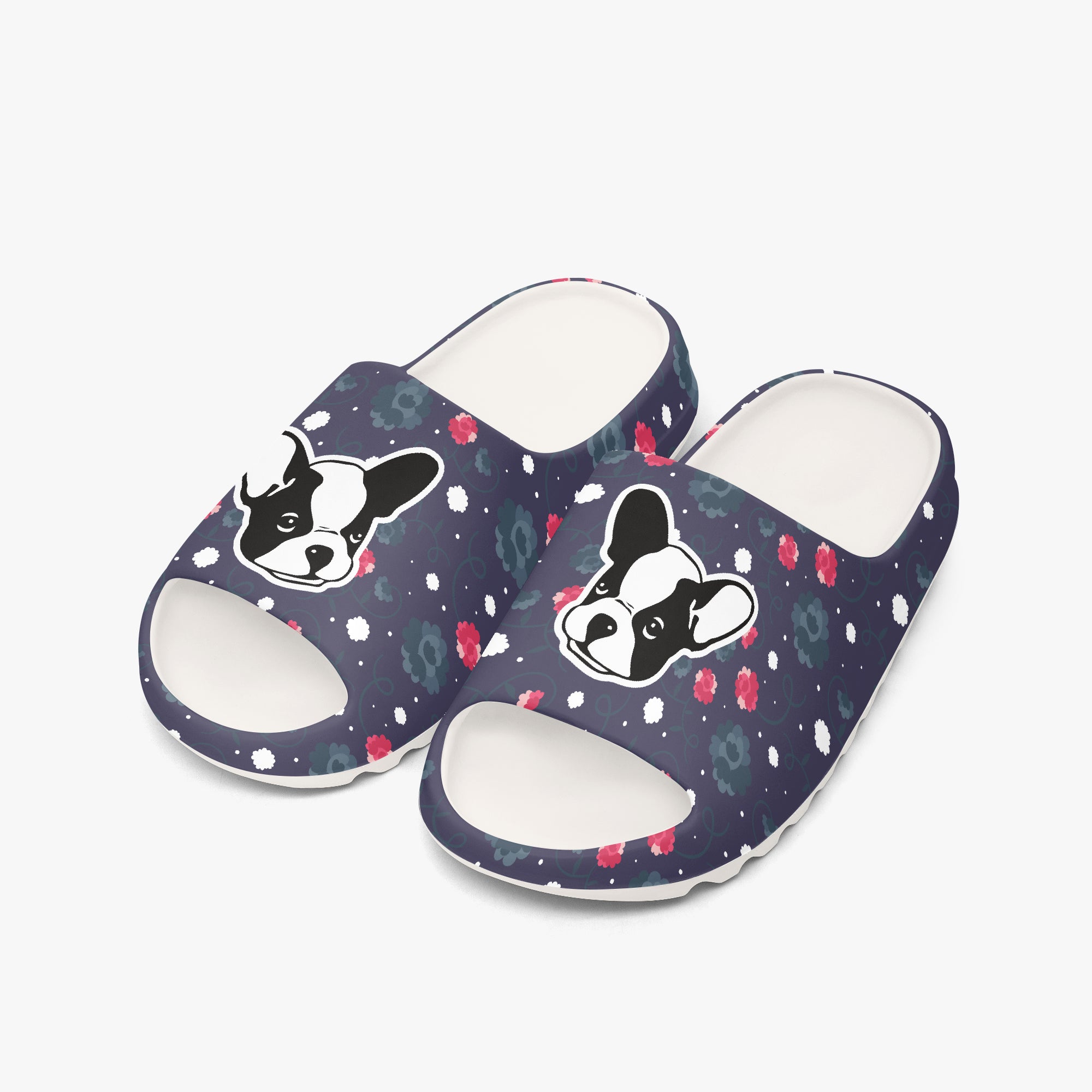 Camille French Bulldog Casual Sandals for Dog Park Days-fadou