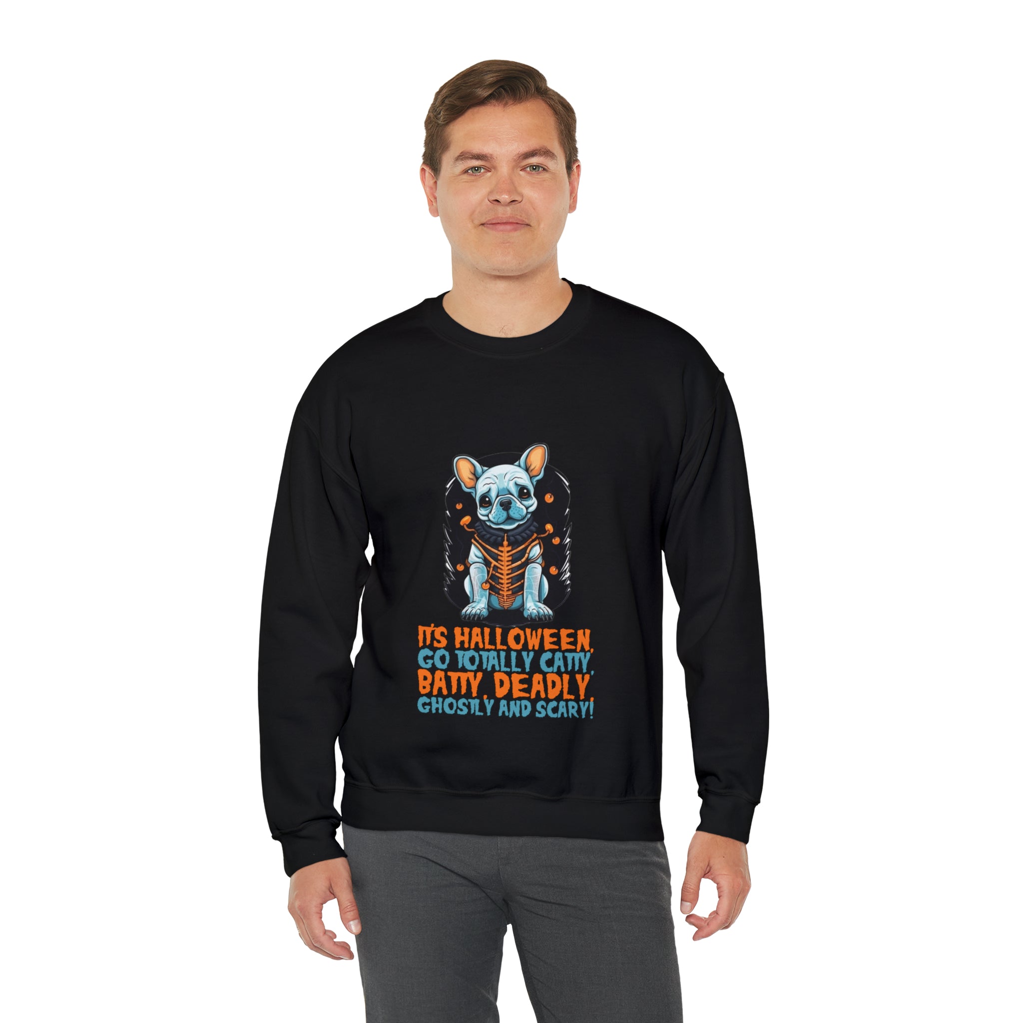 French Bulldog Halloween Pet Parent Pullover for Dog Park Days-fadou