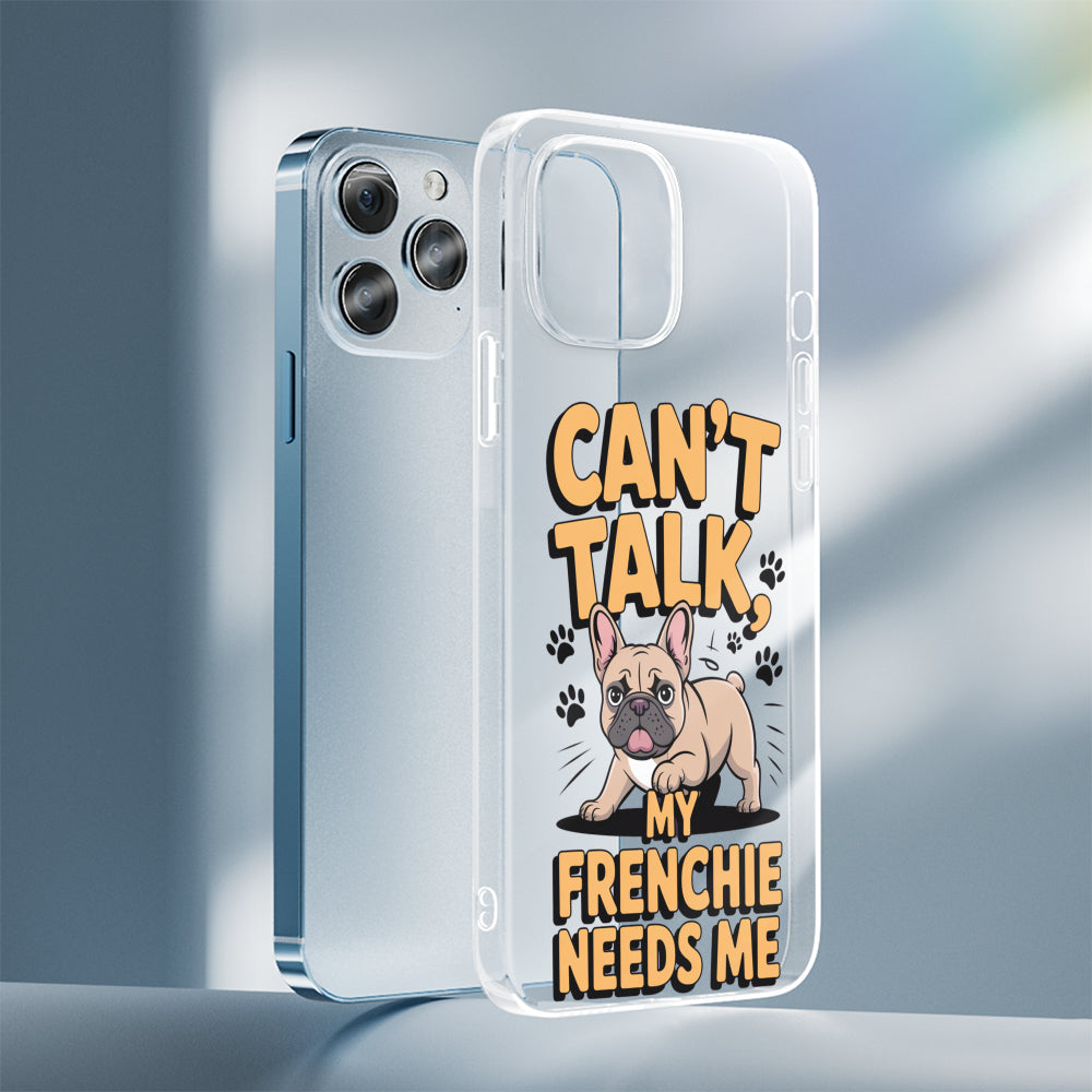 Molly Silicone Slim Phone Shell for Frenchie Enthusiasts-fadou