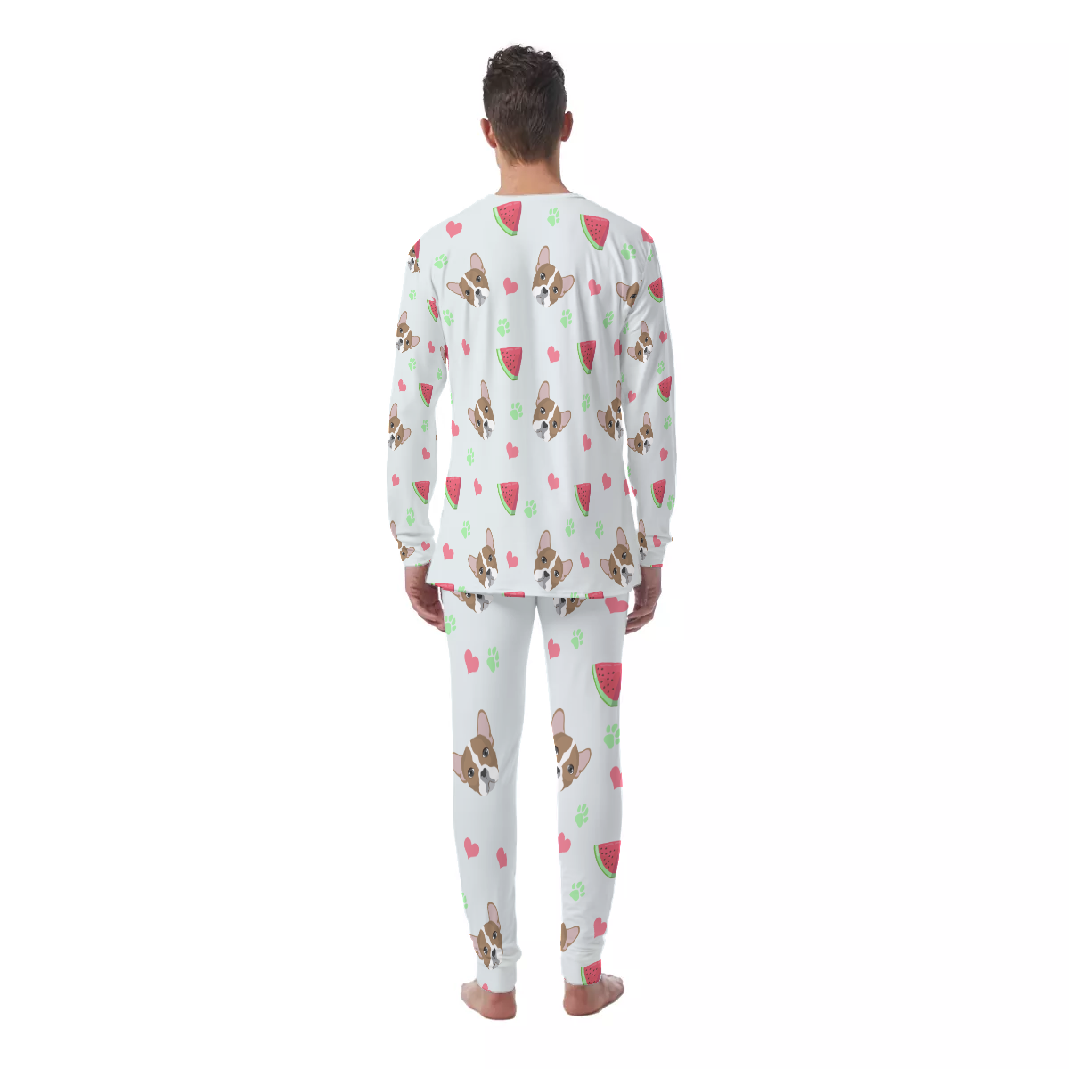 OZZY French Bulldog Cotton Pajamas for Frenchie Enthusiasts-fadou