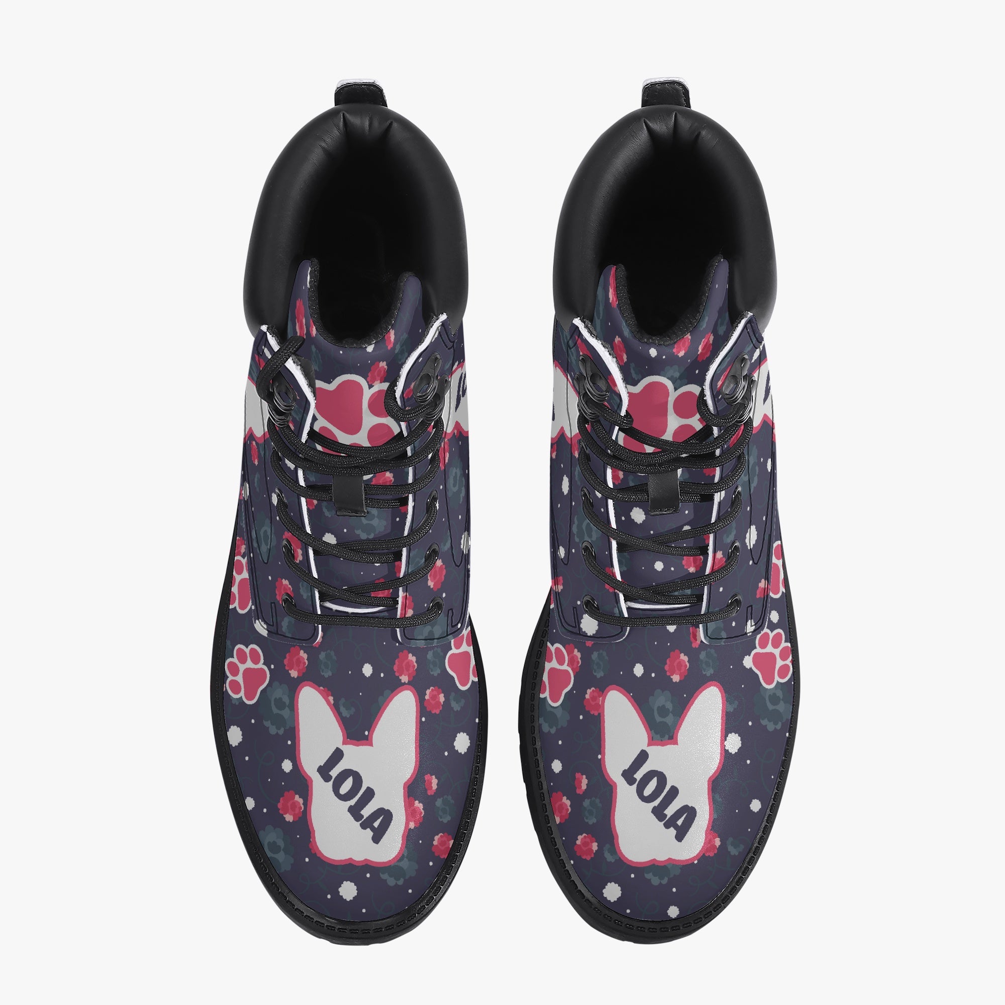 French Bulldog Personalized Fashion Boots for Frenchie Fans-fadou