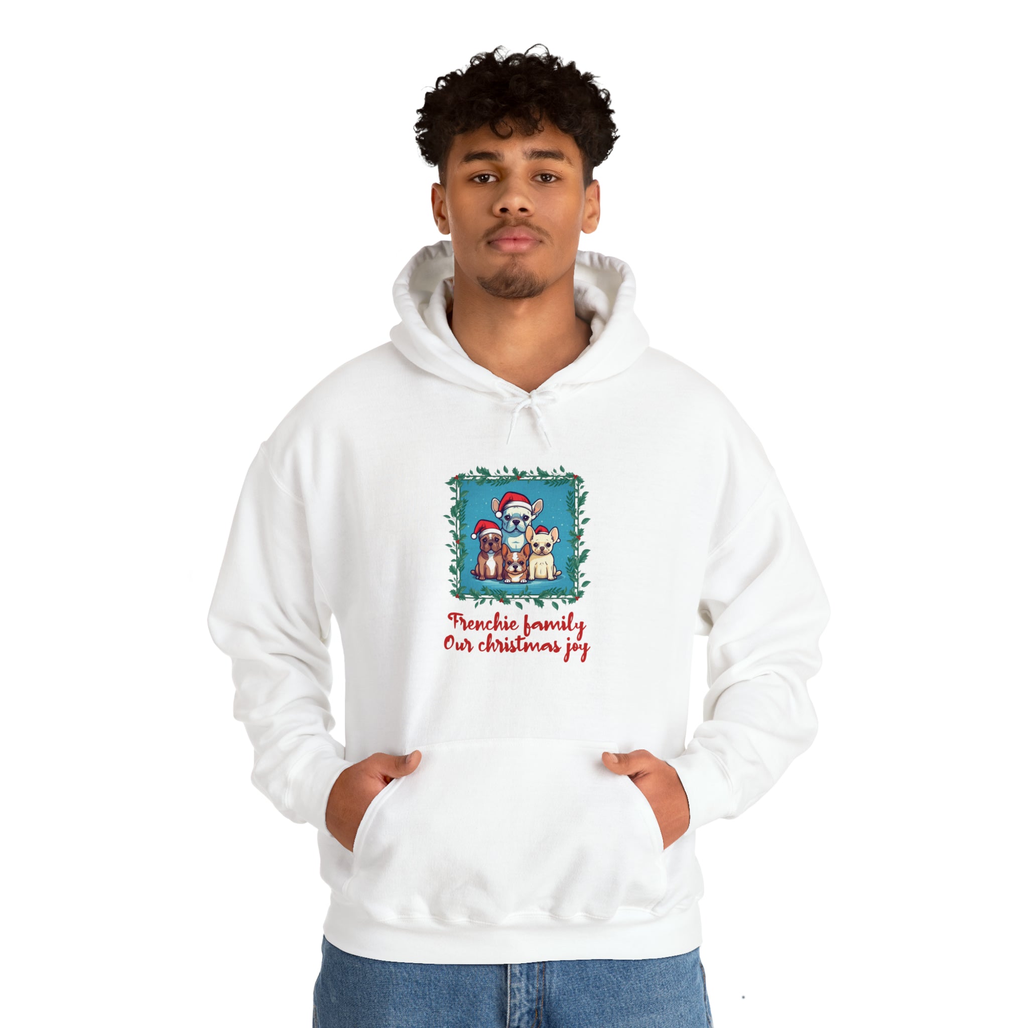 Frenchie Family Unisex Hoodie for Travel Comfort and Safety-fadou