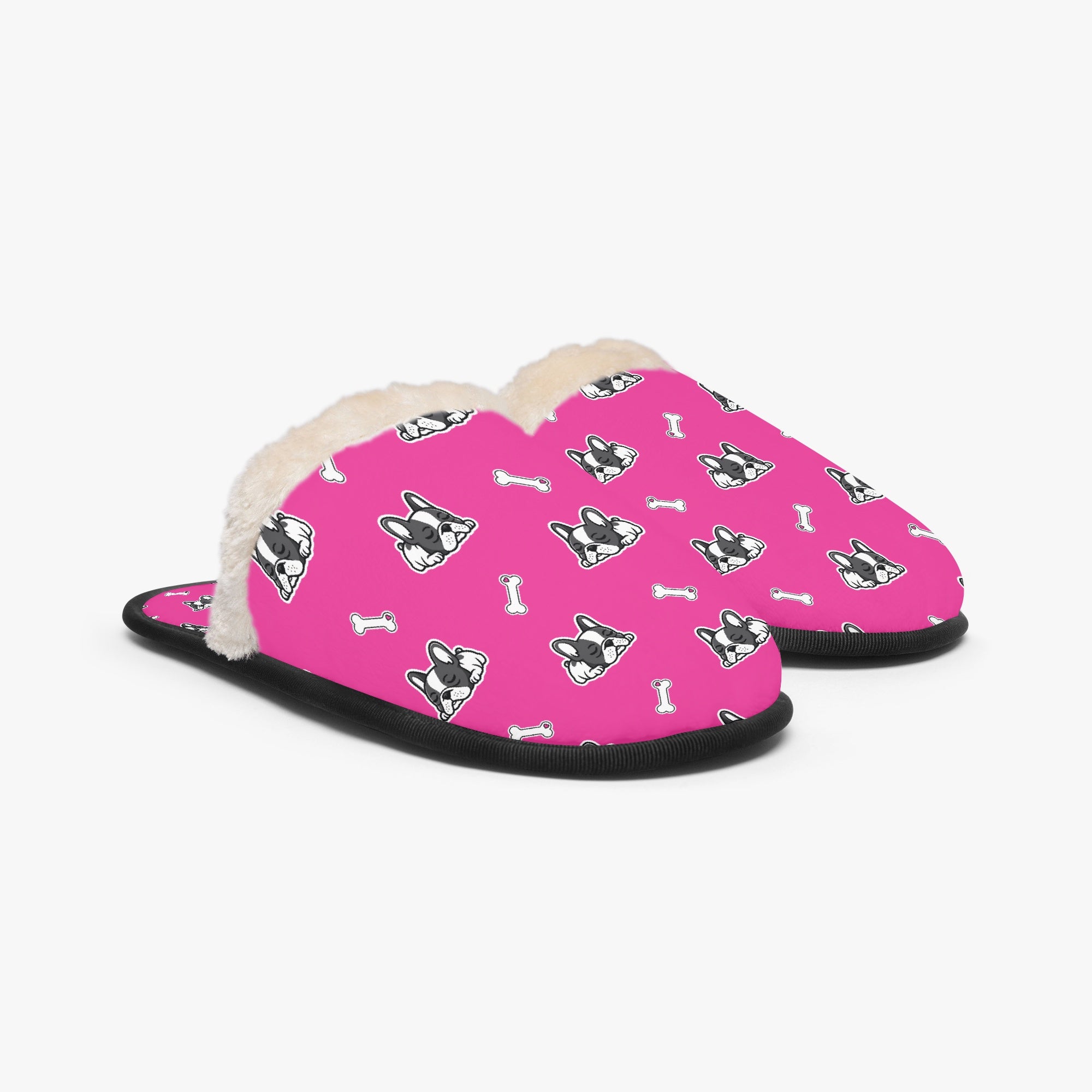 Squishy French Bulldog Cozy Slippers for Bulldog Owners-fadou