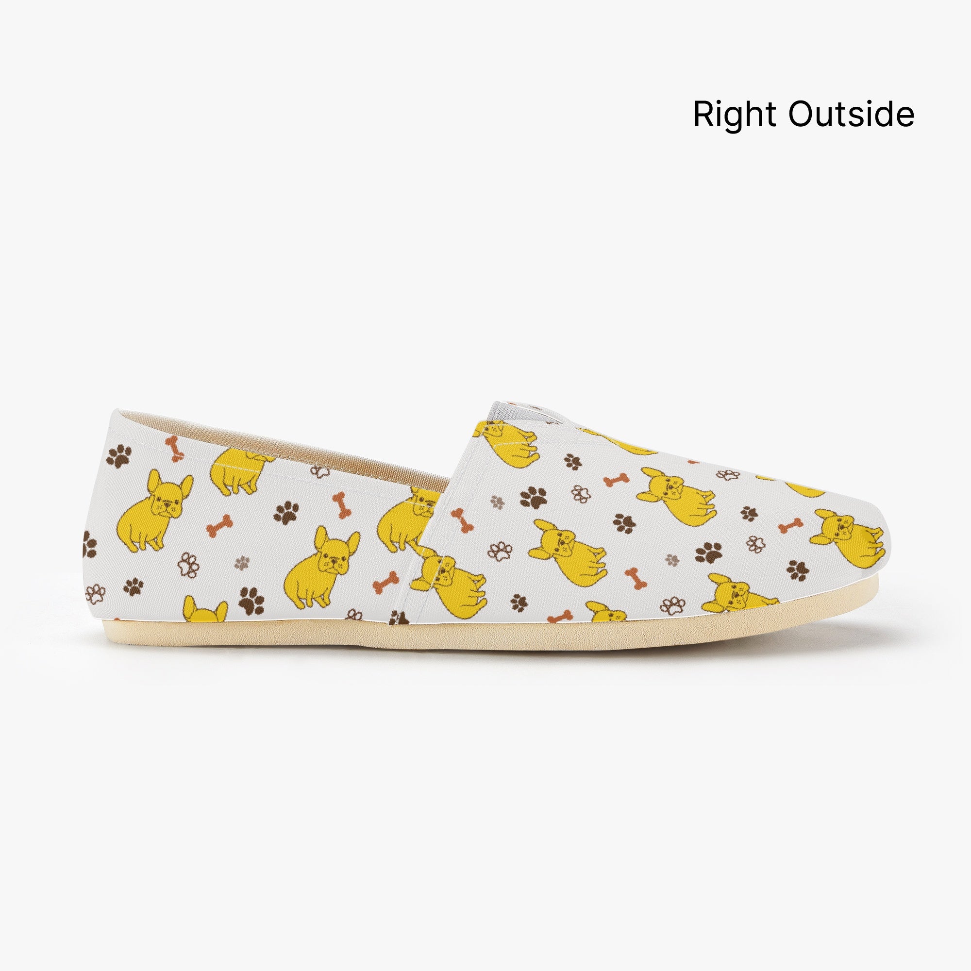 French Bulldog Casual High-Top Shoes for Bulldog Owners-fadou