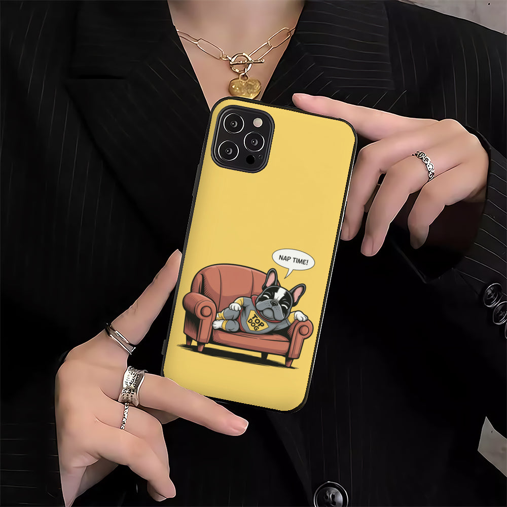 Paisley French Bulldog Protective Case for Bulldog Owners-fadou