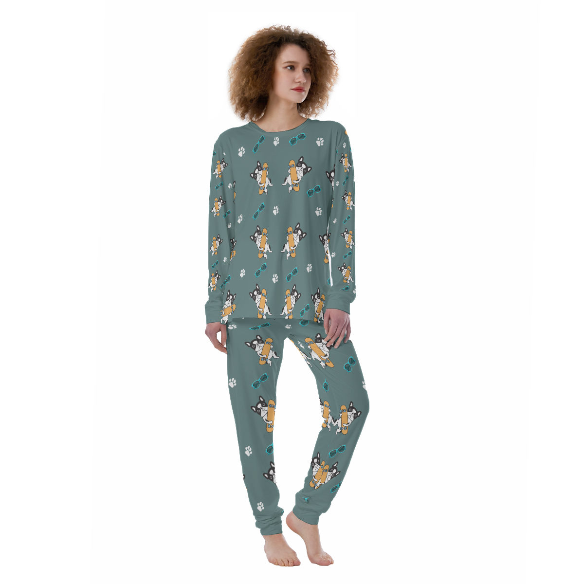 GRACIE French Bulldog Loungewear Set for Dog Moms & Dads-fadou