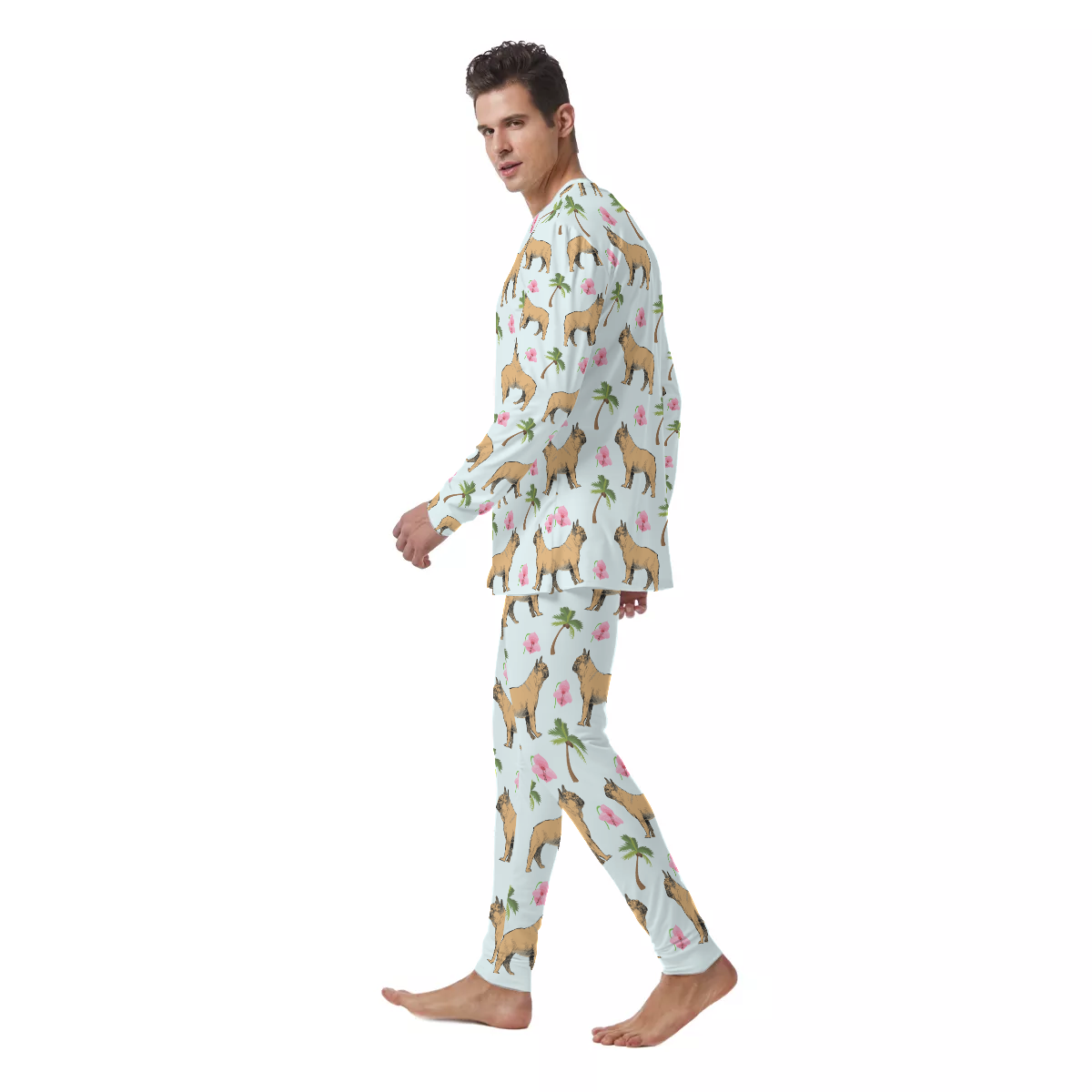 MAX - Men's Pajamas for French Bulldog Owners and Fans for Frenchies-fadou