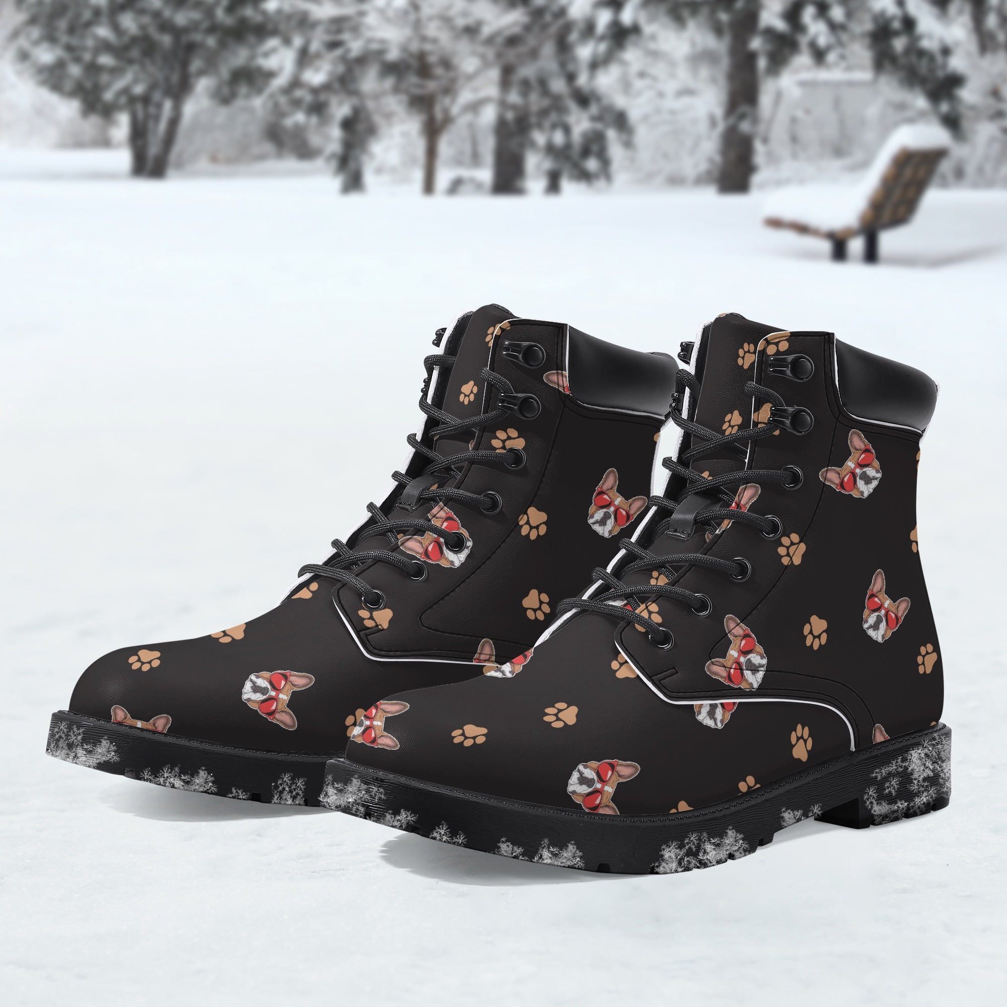 French Bulldog Casual Casual Boots for Frenchie Enthusiasts-fadou