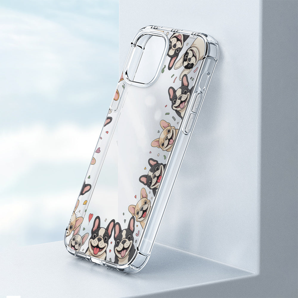 Clear Silicone Protective Case for Frenchie Enthusiasts-fadou