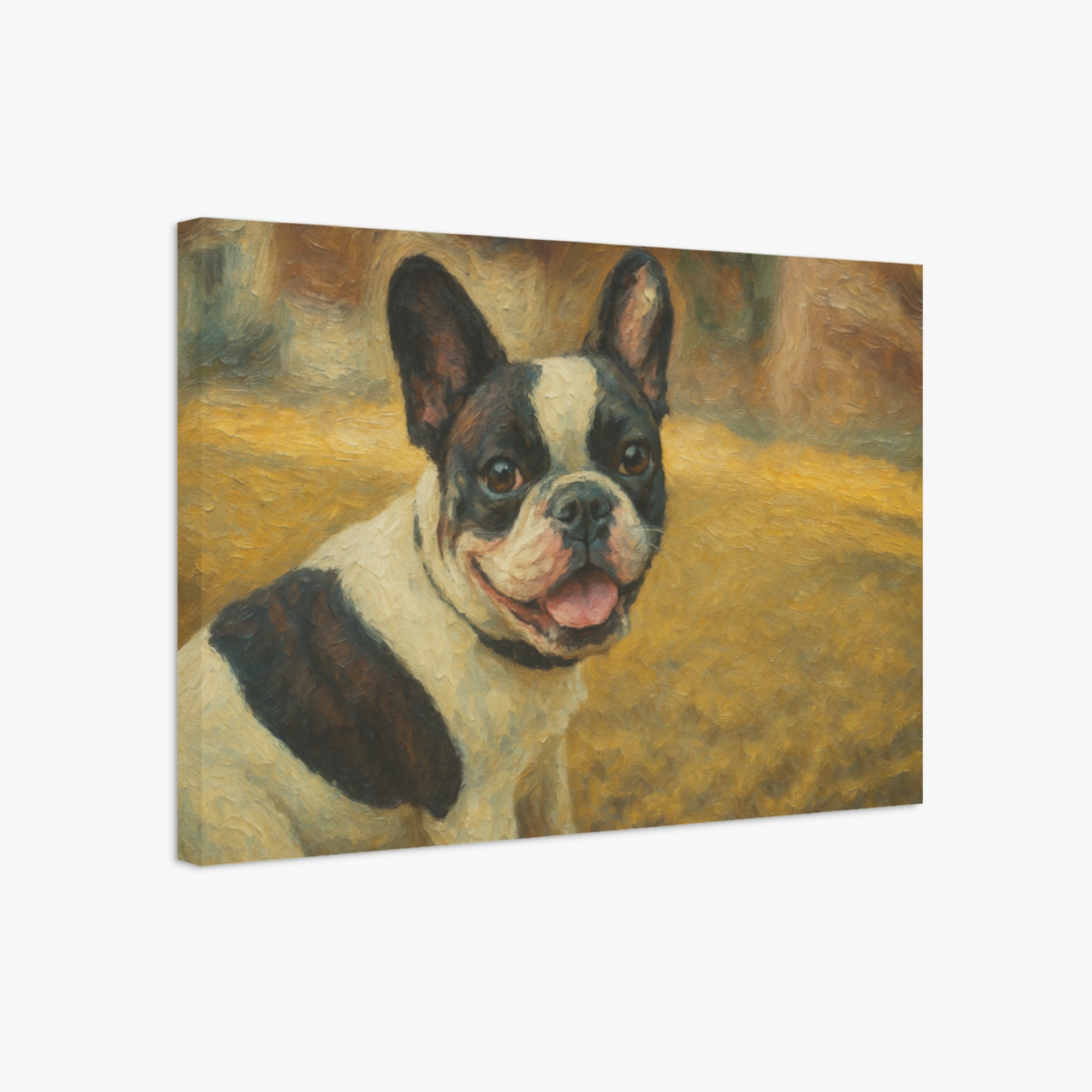 French Bulldog Personalized Canvas Wall Art for Frenchie Enthusiasts-fadou