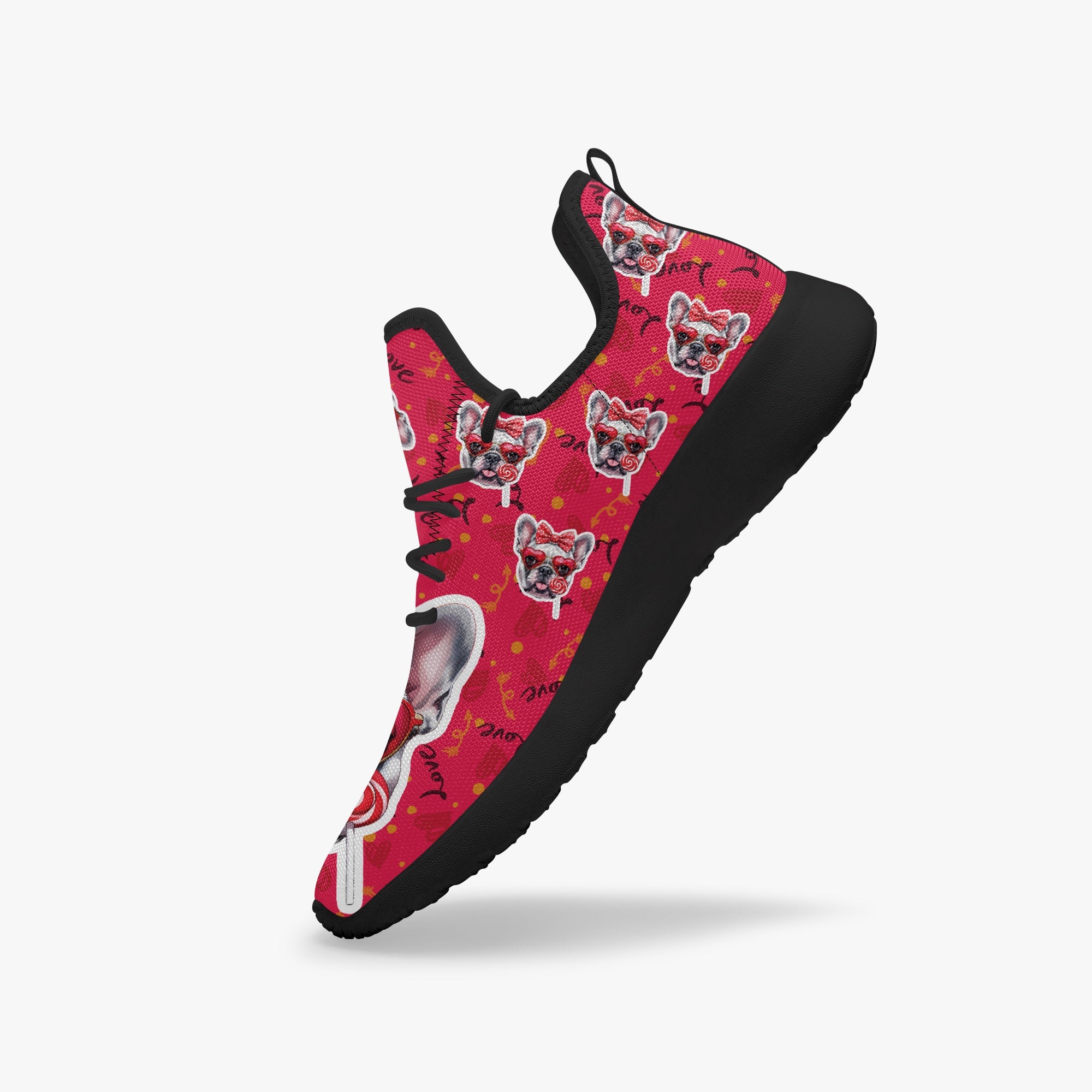 Frenchie Classic Canvas Sneakers for Frenchie Enthusiasts-fadou