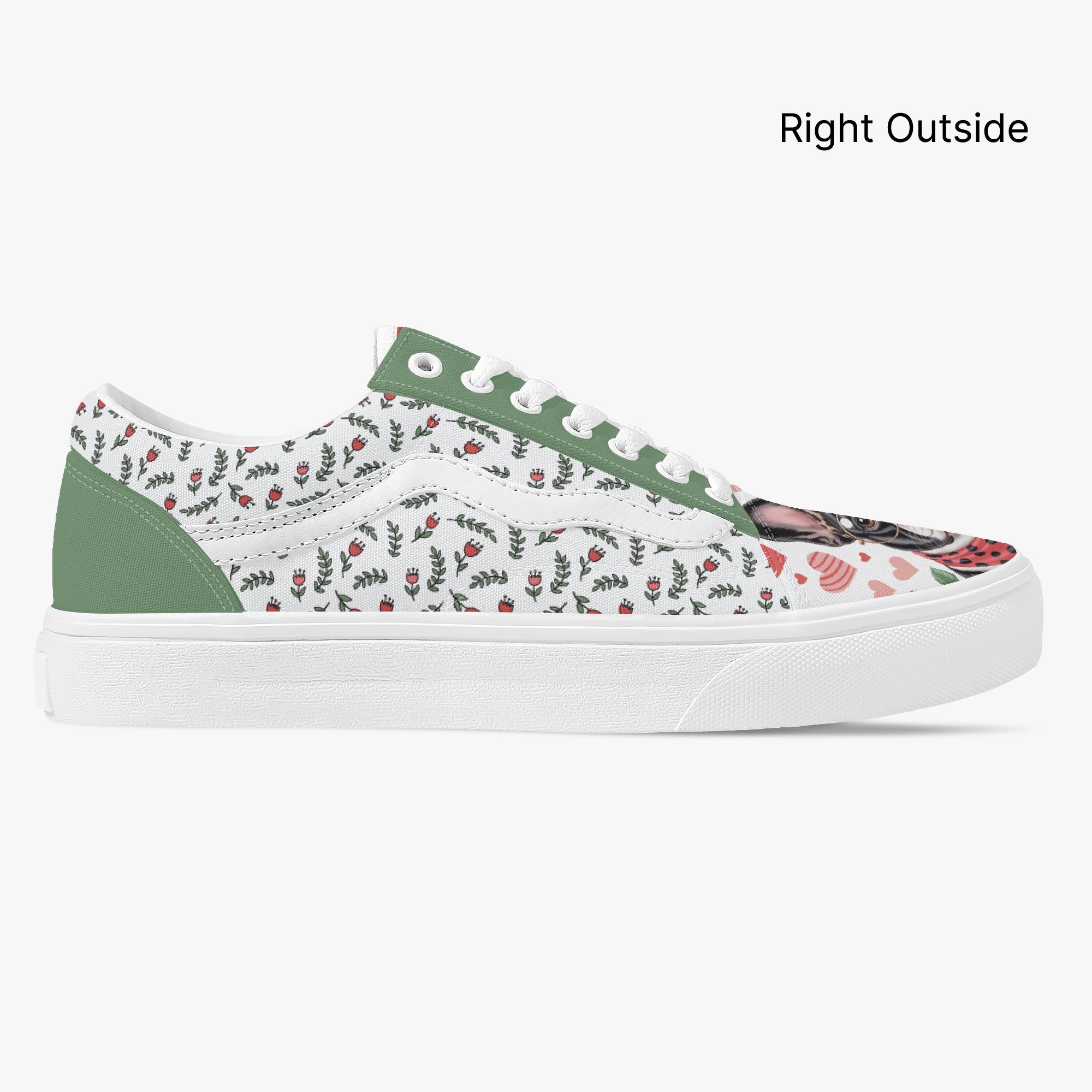 French Bulldog Trendy Canvas Sneakers for Everyday Wear-fadou