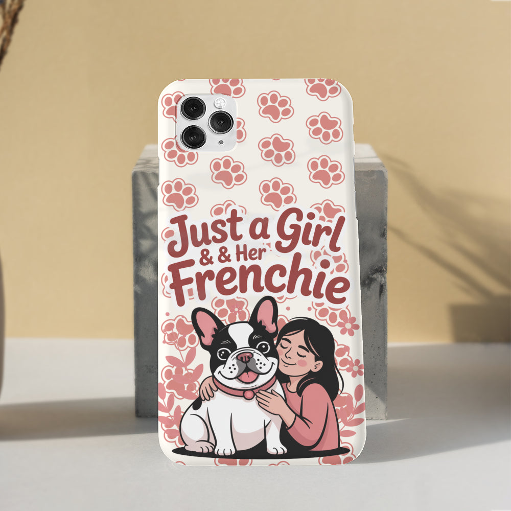 Louie French Bulldog Slim Phone Shell for Dog Park Days-fadou
