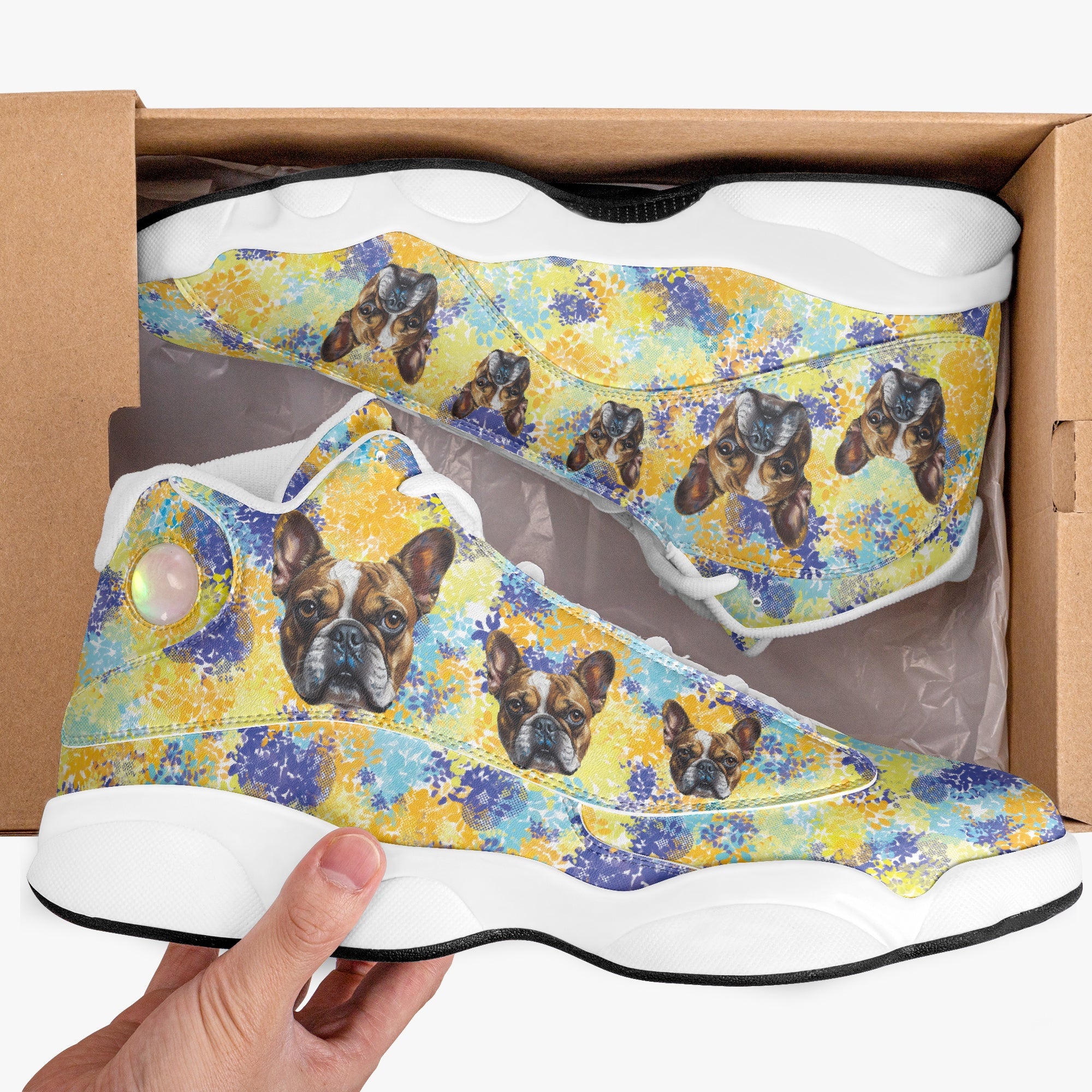 Coco French Bulldog Casual Footwear for Frenchie Enthusiasts-fadou
