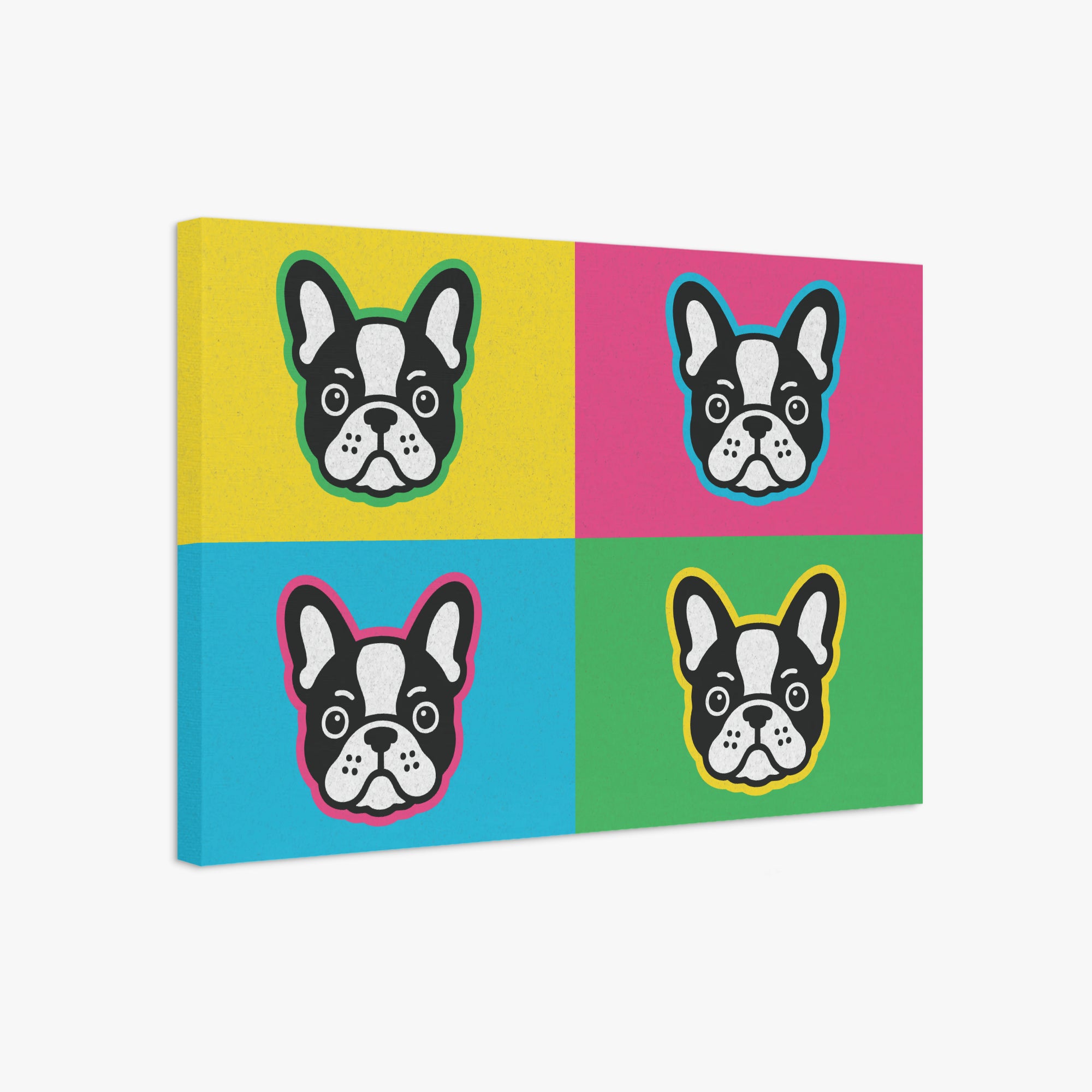 French Bulldog Adorable Decorative Canvas for Dog Park Days-fadou
