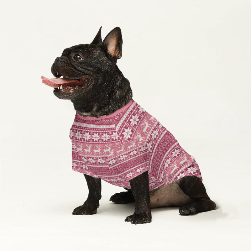 French Bulldog Christmas Warm Knitwear for Training Sessions-fadou