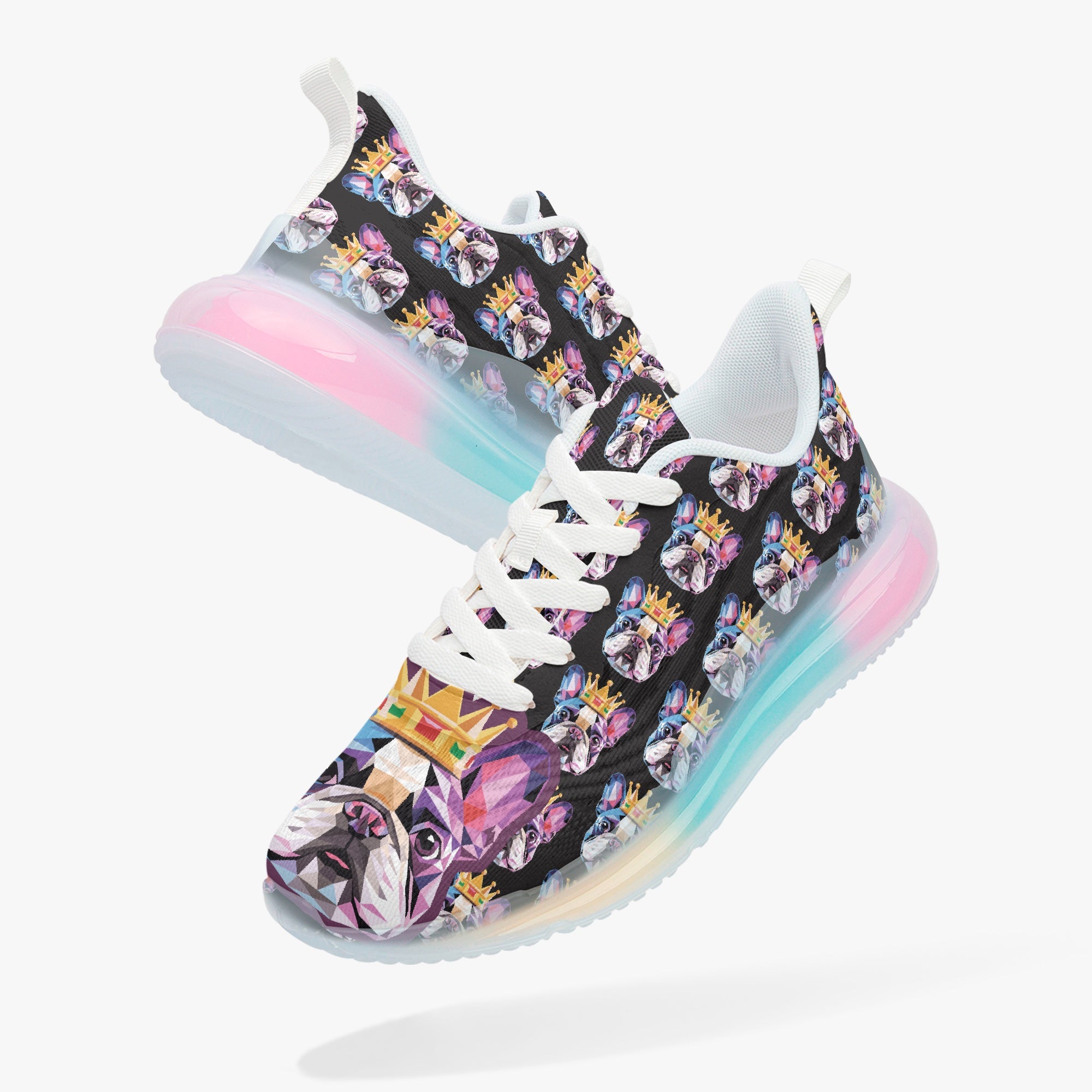 French Bulldog Lightweight Canvas Sneakers for Bulldog Owners-fadou