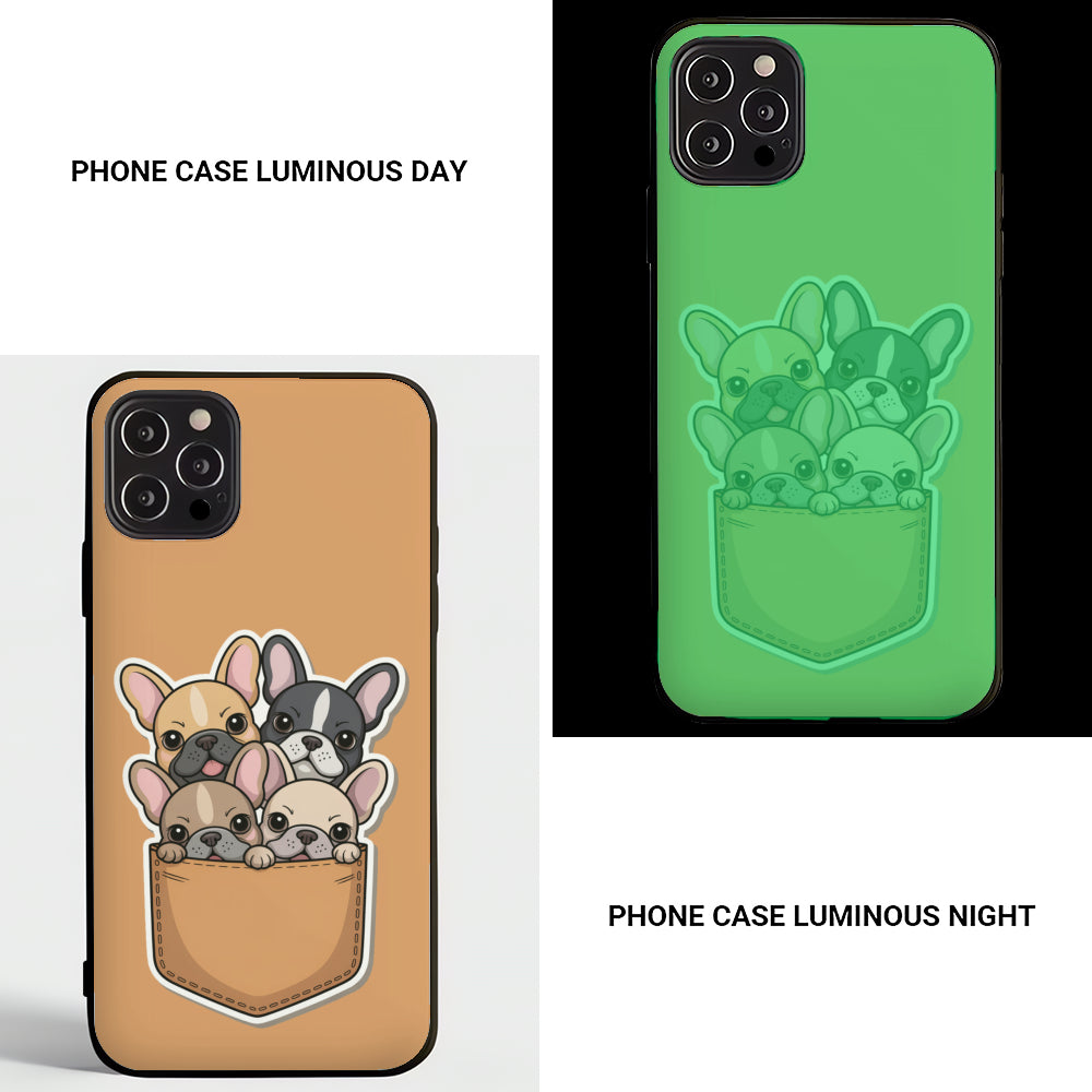 Riley - Luminous Phone Case for Frenchie Fans Everywhere-fadou