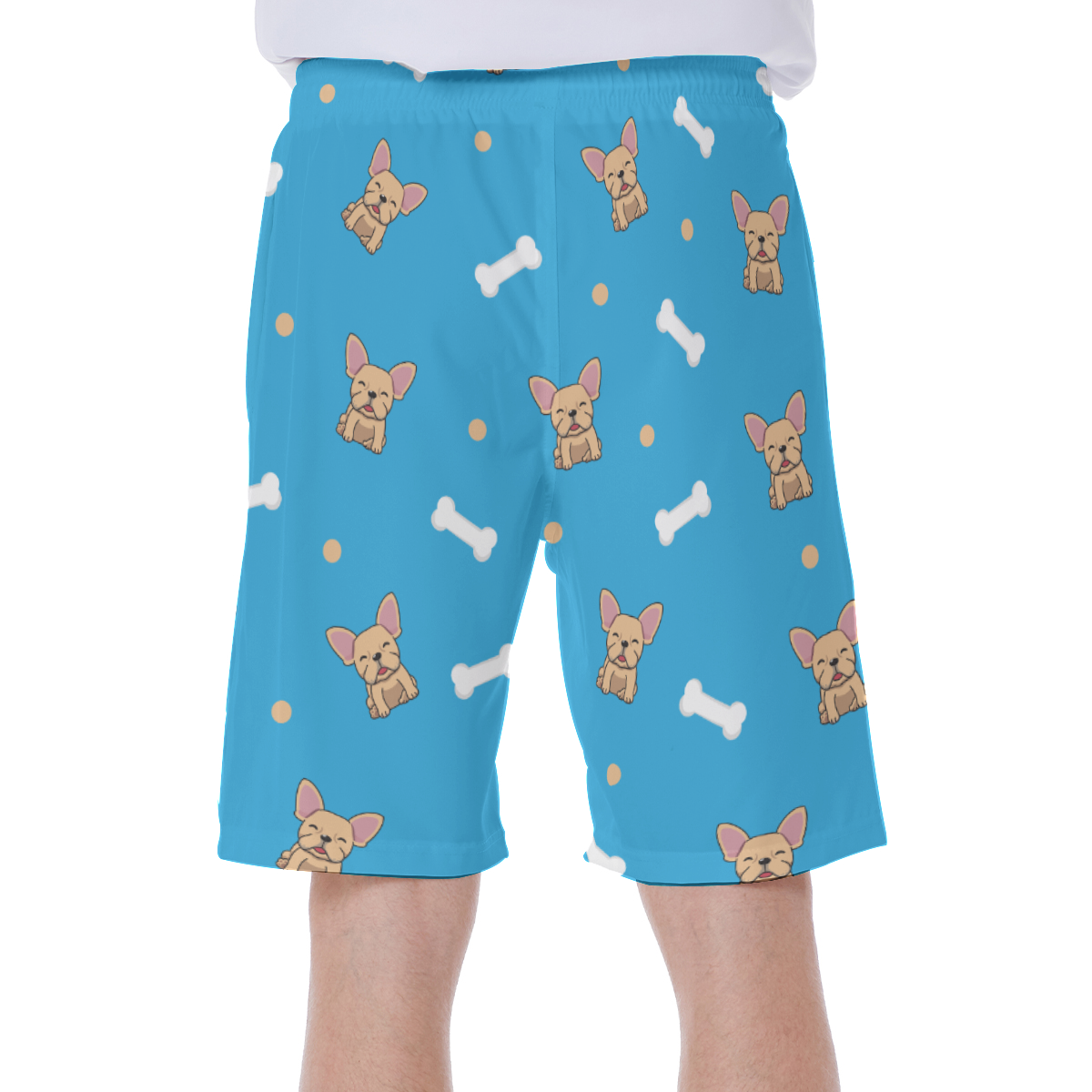 BRUCE French Bulldog Casual Shorts for Frenchie Enthusiasts-fadou