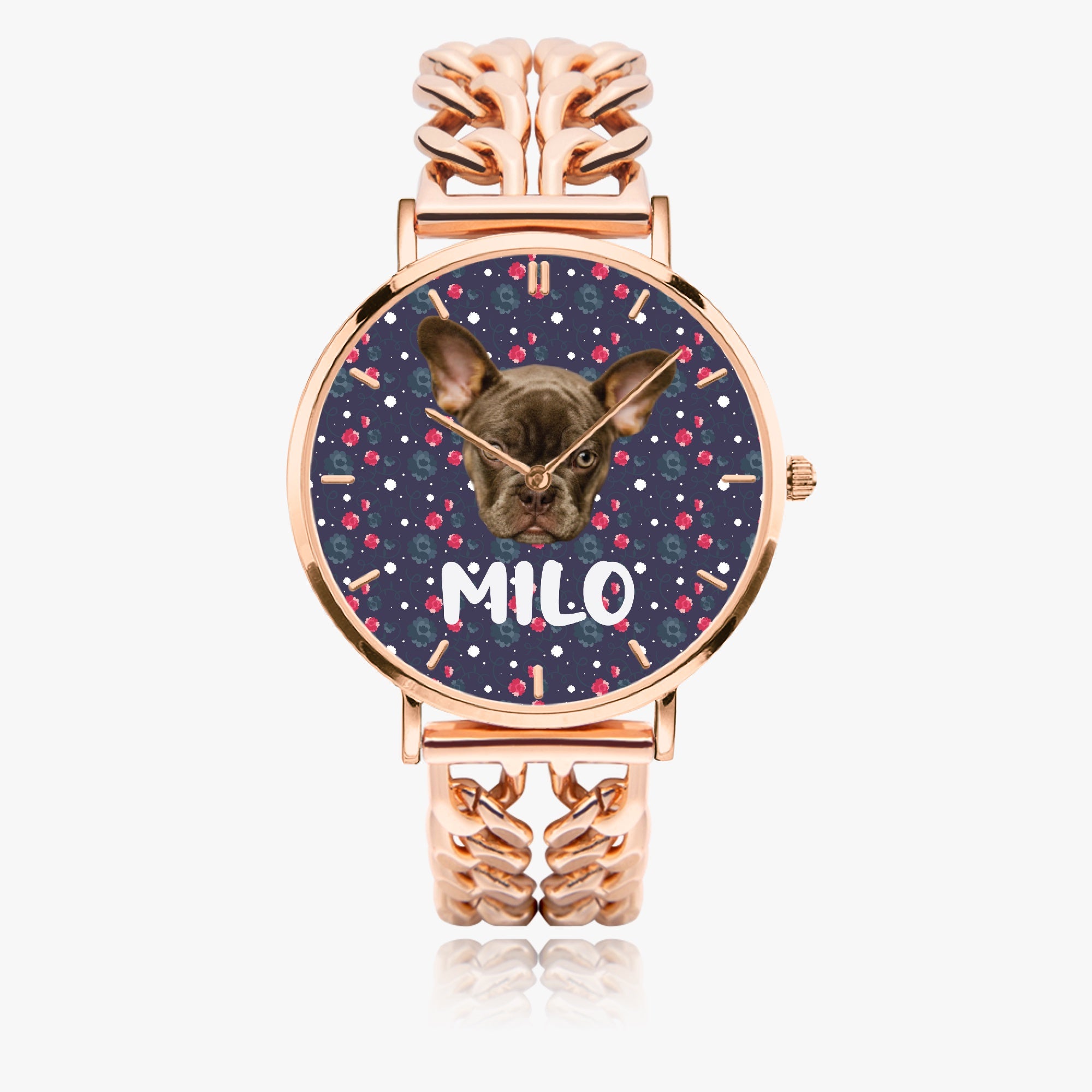 French Bulldog Personalized Fashion Wristwatch for Frenchie Enthusiasts-fadou