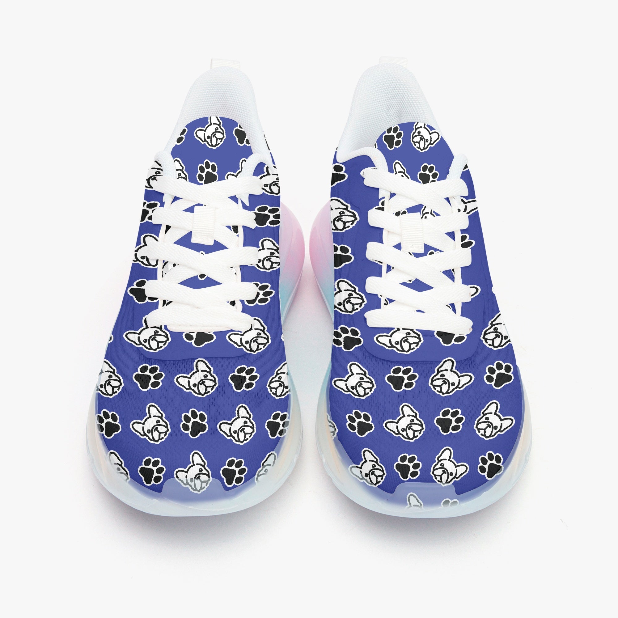 French Bulldog Lightweight High-Top Shoes for Frenchie Fans-fadou