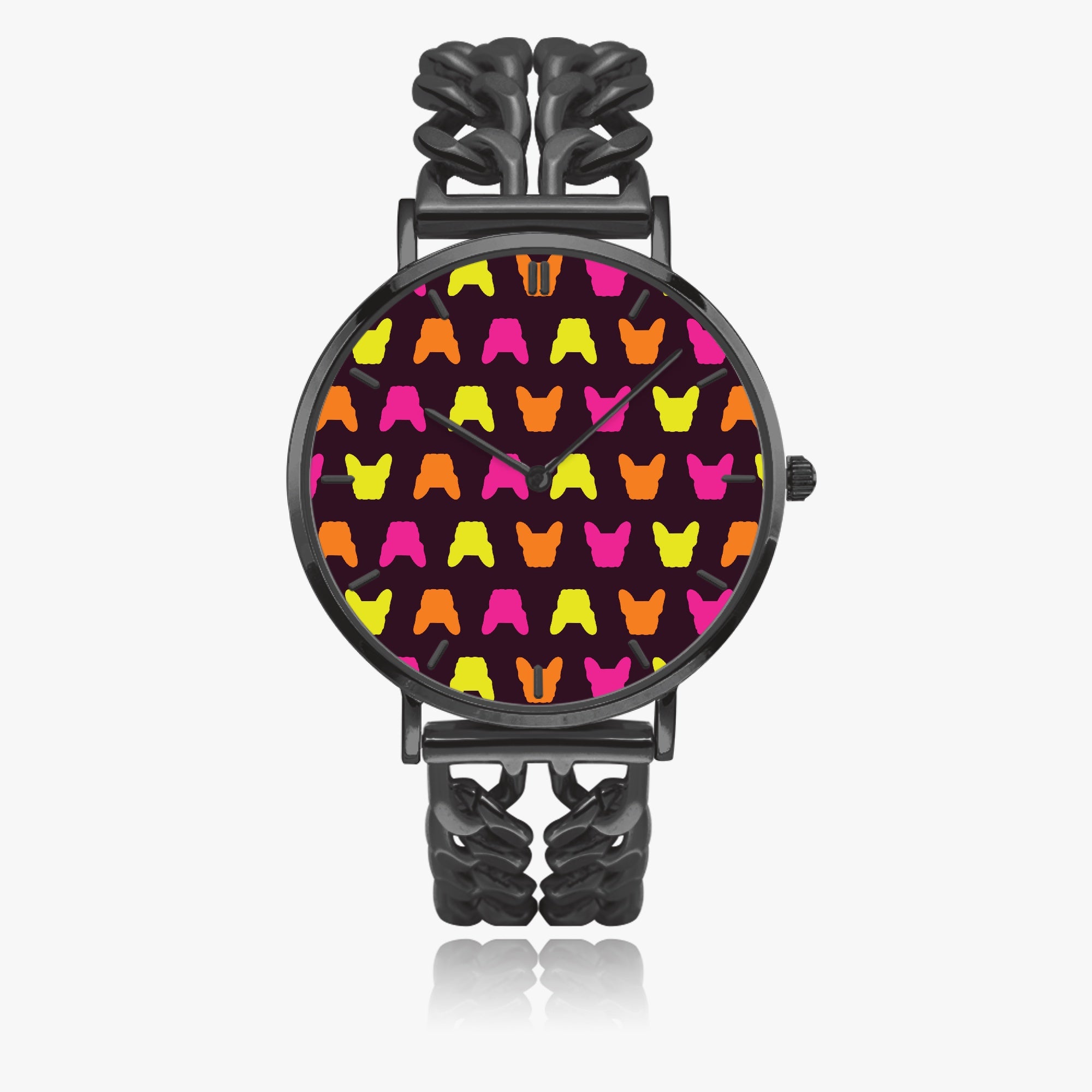 Floria French Bulldog Wrist Watch for Frenchie Enthusiasts-fadou