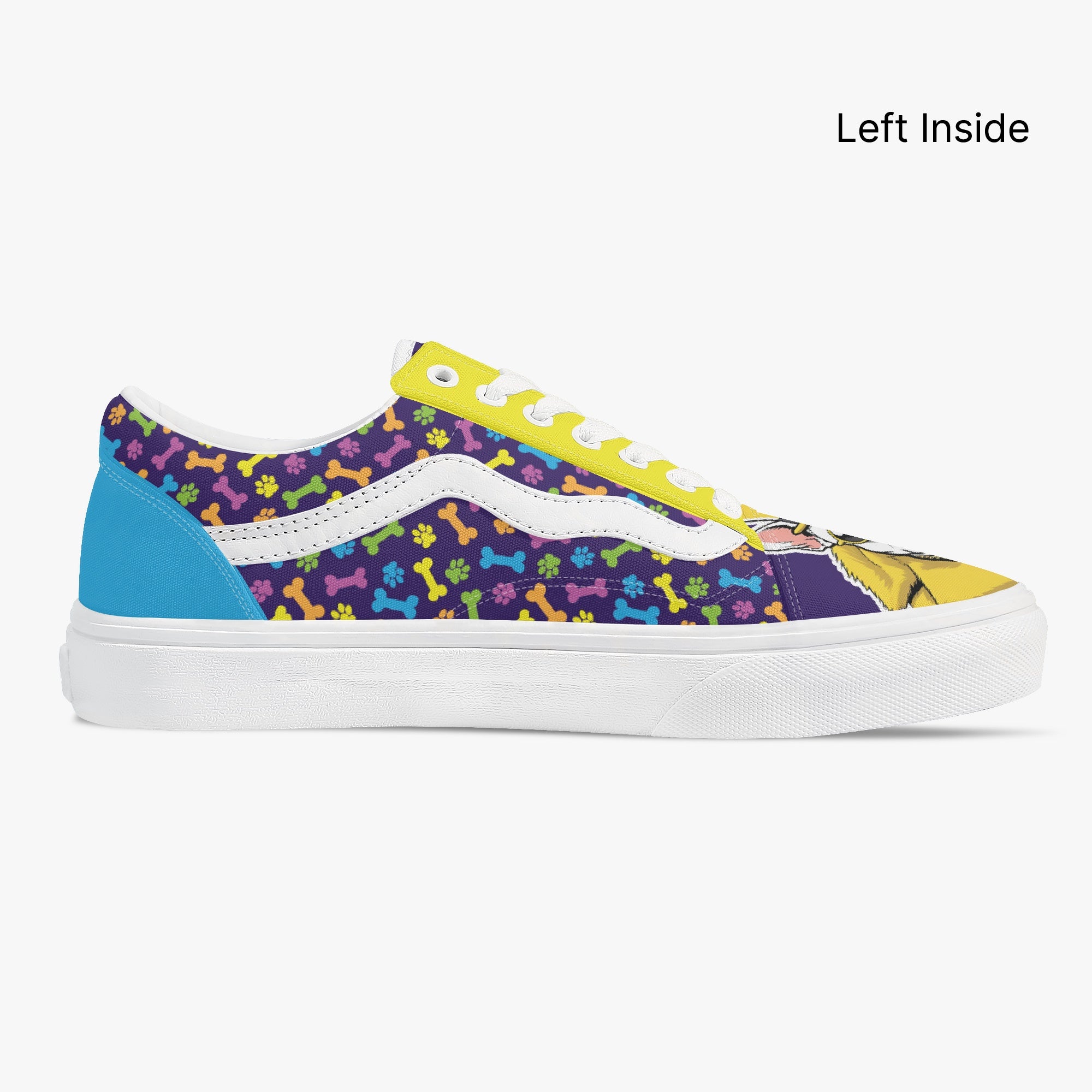 French Bulldog Trendy High-Top Shoes for Frenchie Enthusiasts-fadou