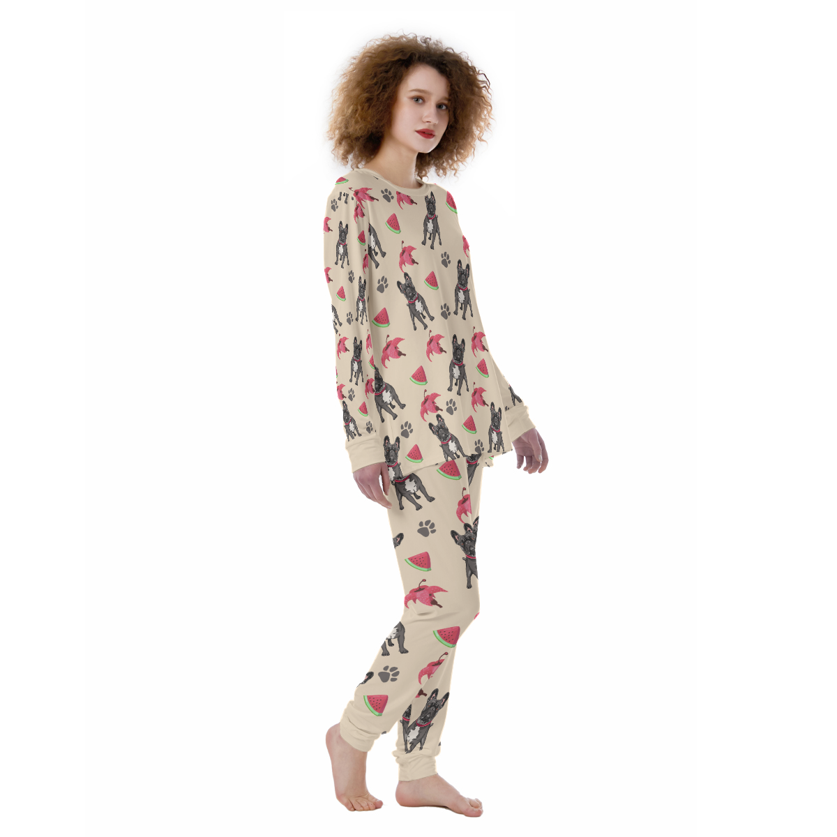 REMI French Bulldog Cozy Pajama Set for Dog Moms & Dads-fadou