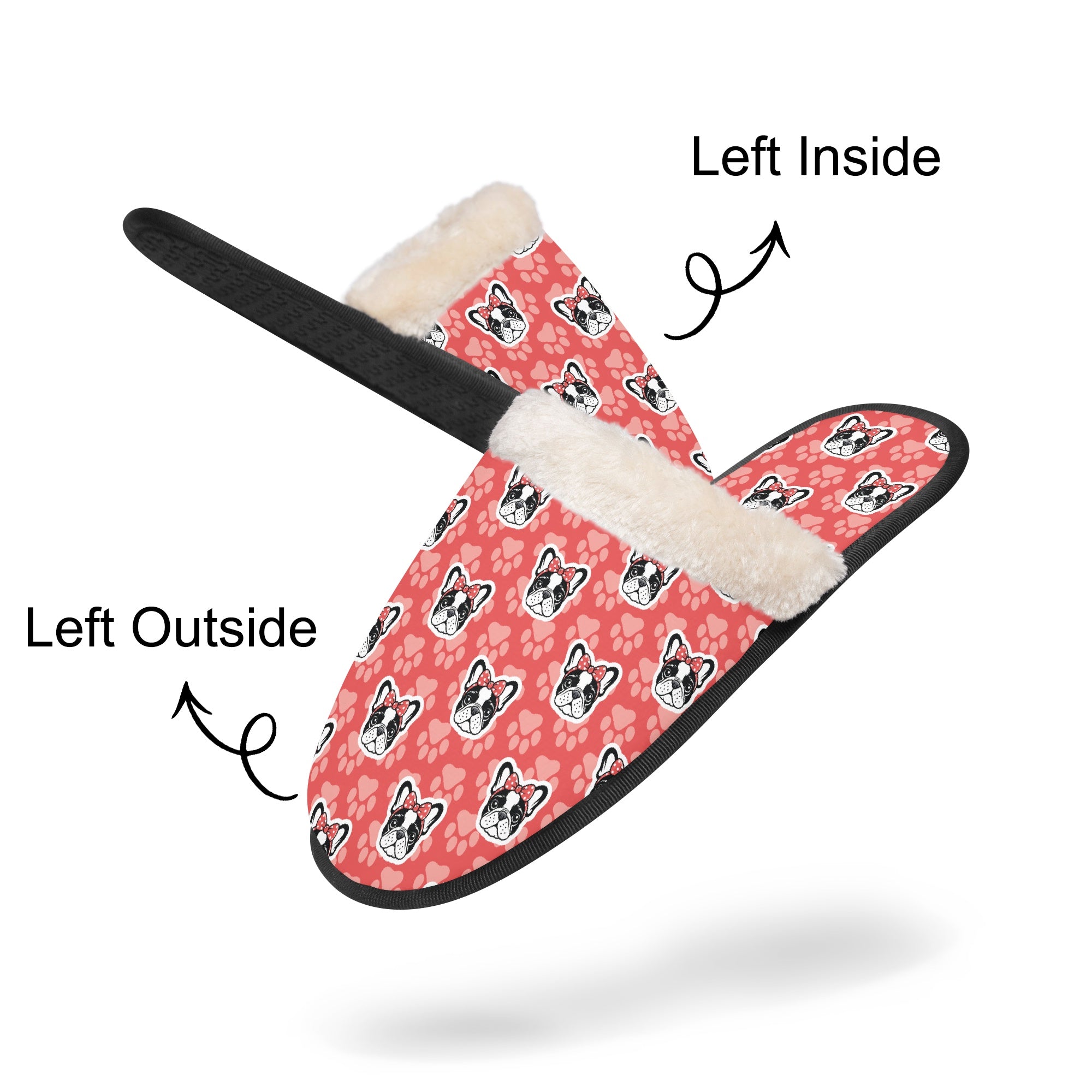 Rosie Frenchie Soft House Shoes for Frenchie Enthusiasts-fadou