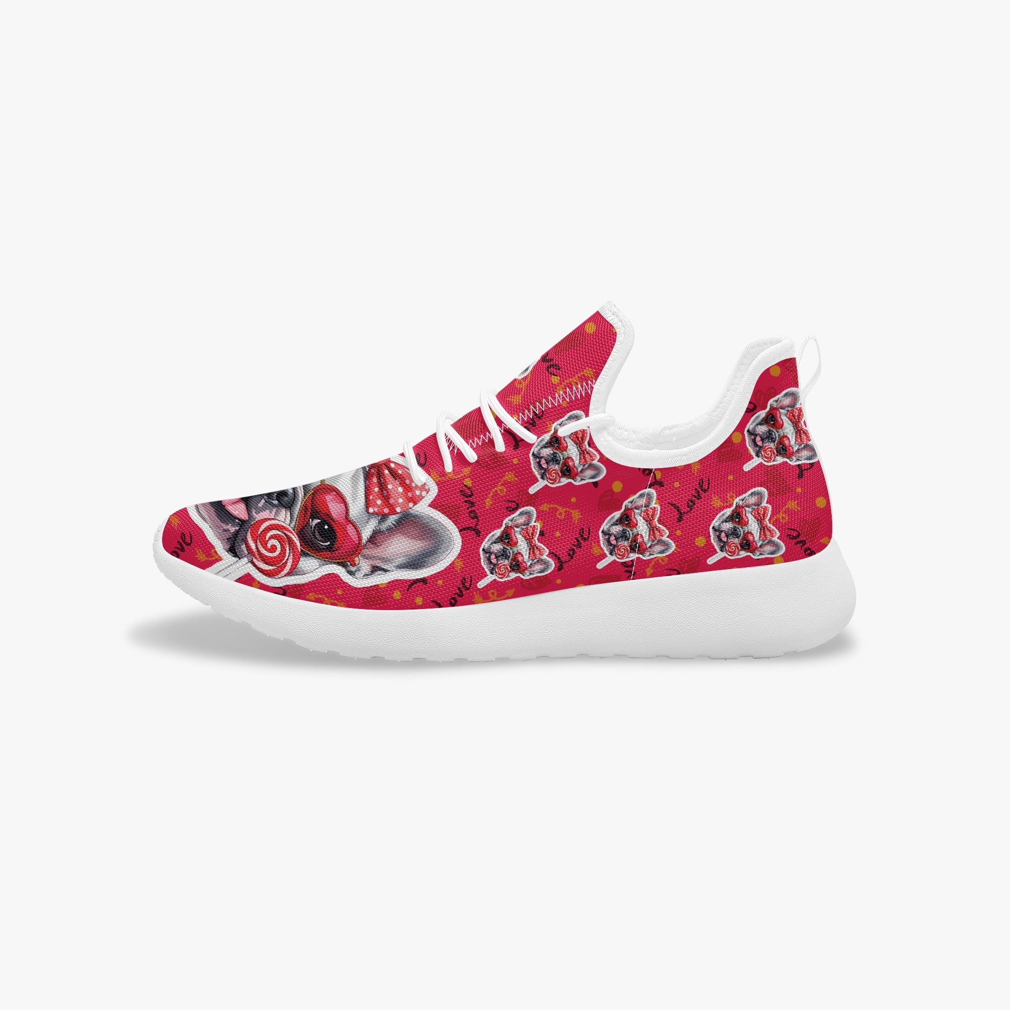 Frenchie Classic Canvas Sneakers for Frenchie Enthusiasts-fadou