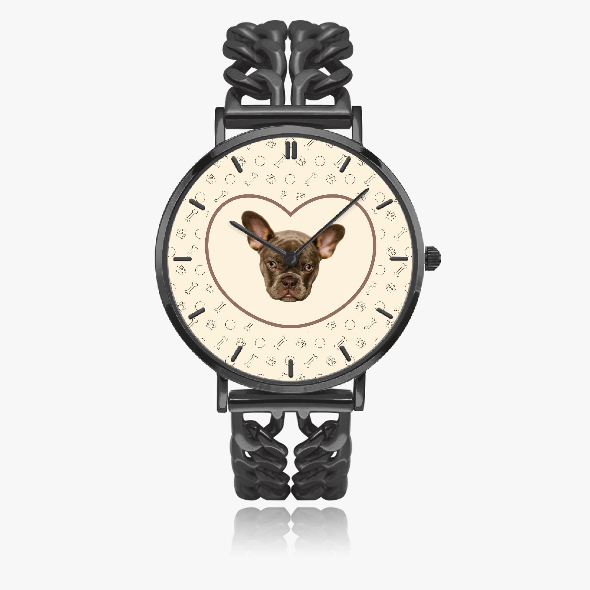 Casper Personalized Quartz Timepiece for Dog Moms & Dads-fadou