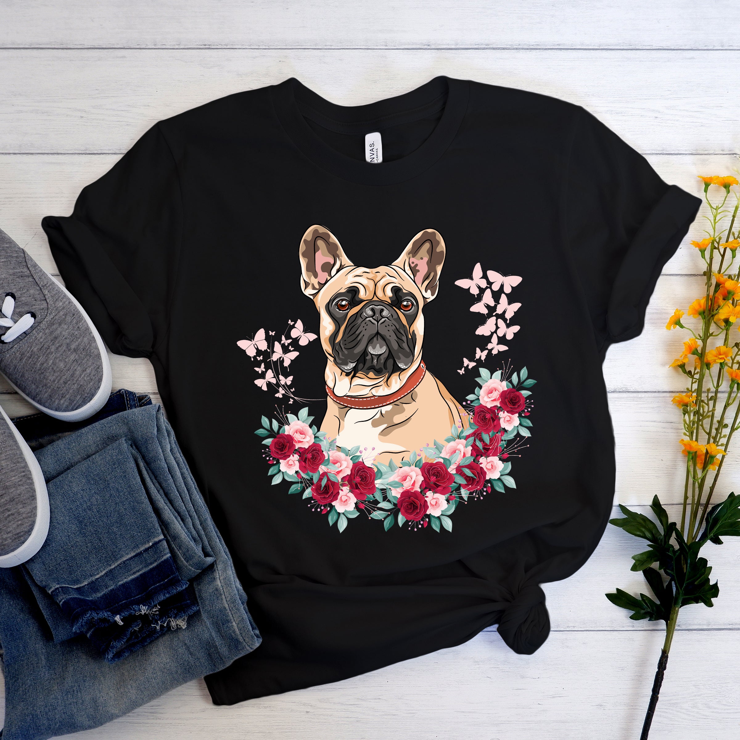 Frenchiedrop French Bulldog Dog Lover Tee for Pet Culture-fadou