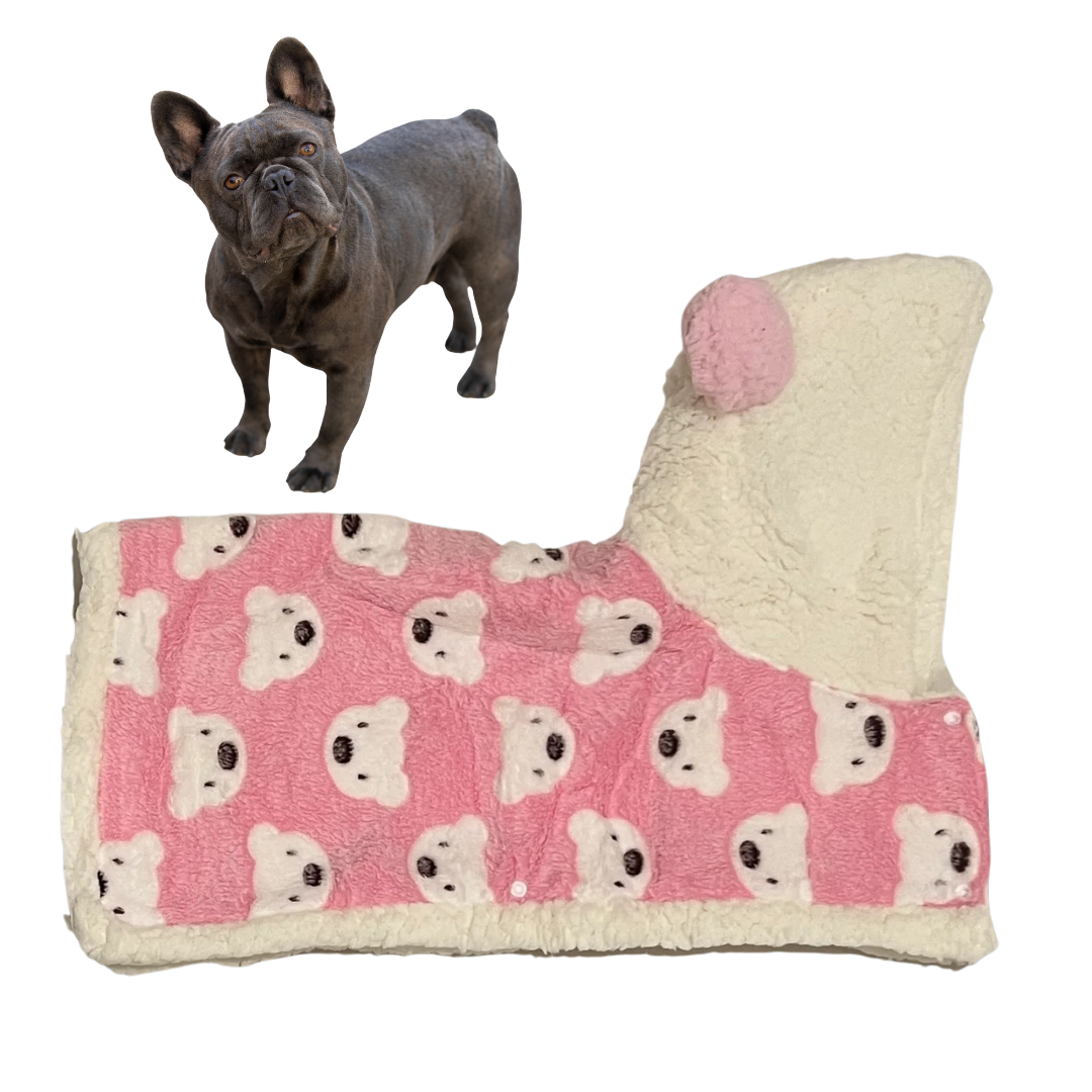 French Bulldog Hooded Adjustable Cap for Bulldog Owners-fadou