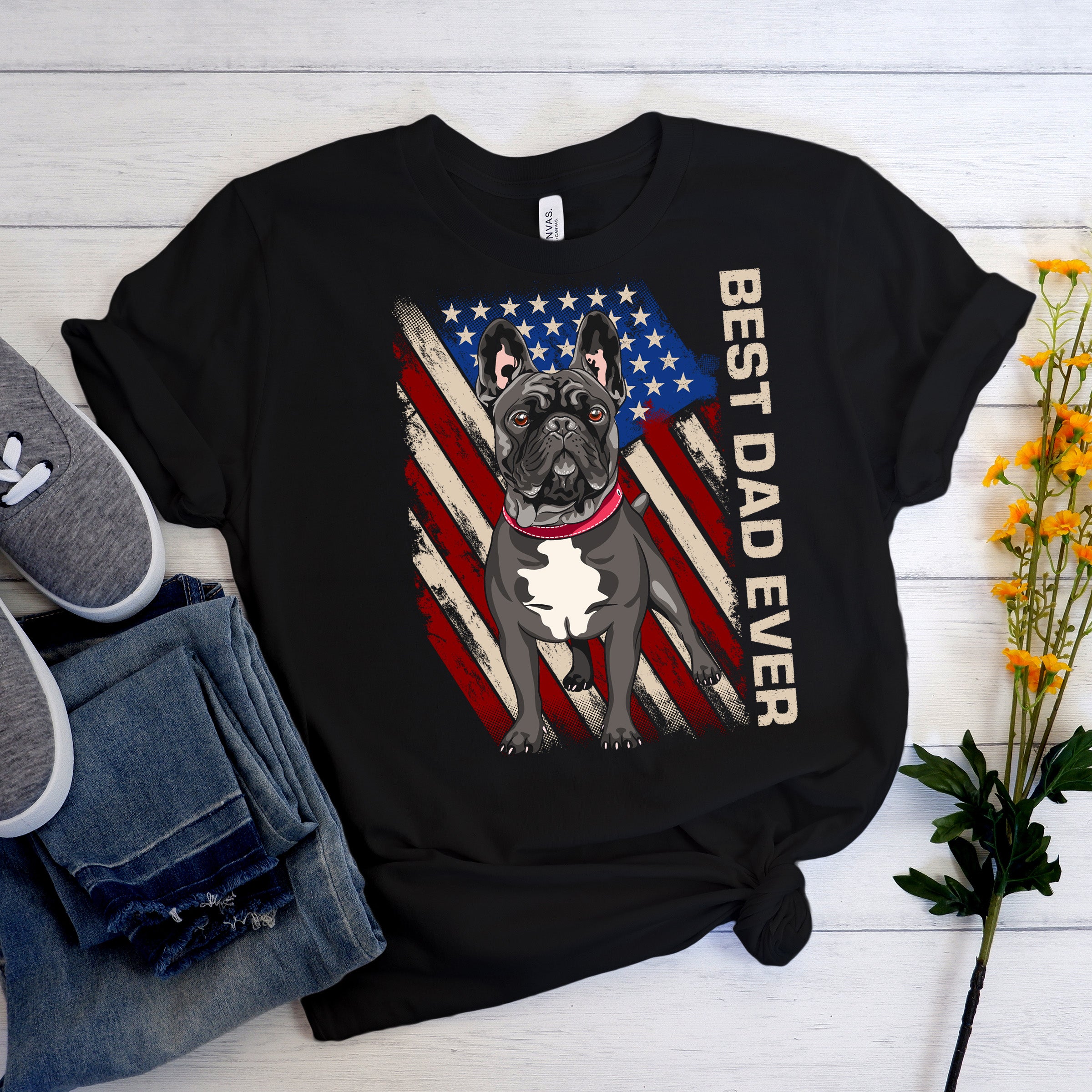 Frenchieview French Bulldog Dog Lover Tee for Pet Culture-fadou