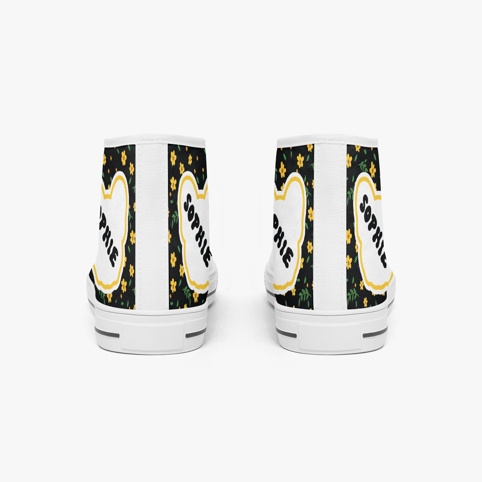 Licorice Personalized Canvas Sneakers for Everyday Wear-fadou