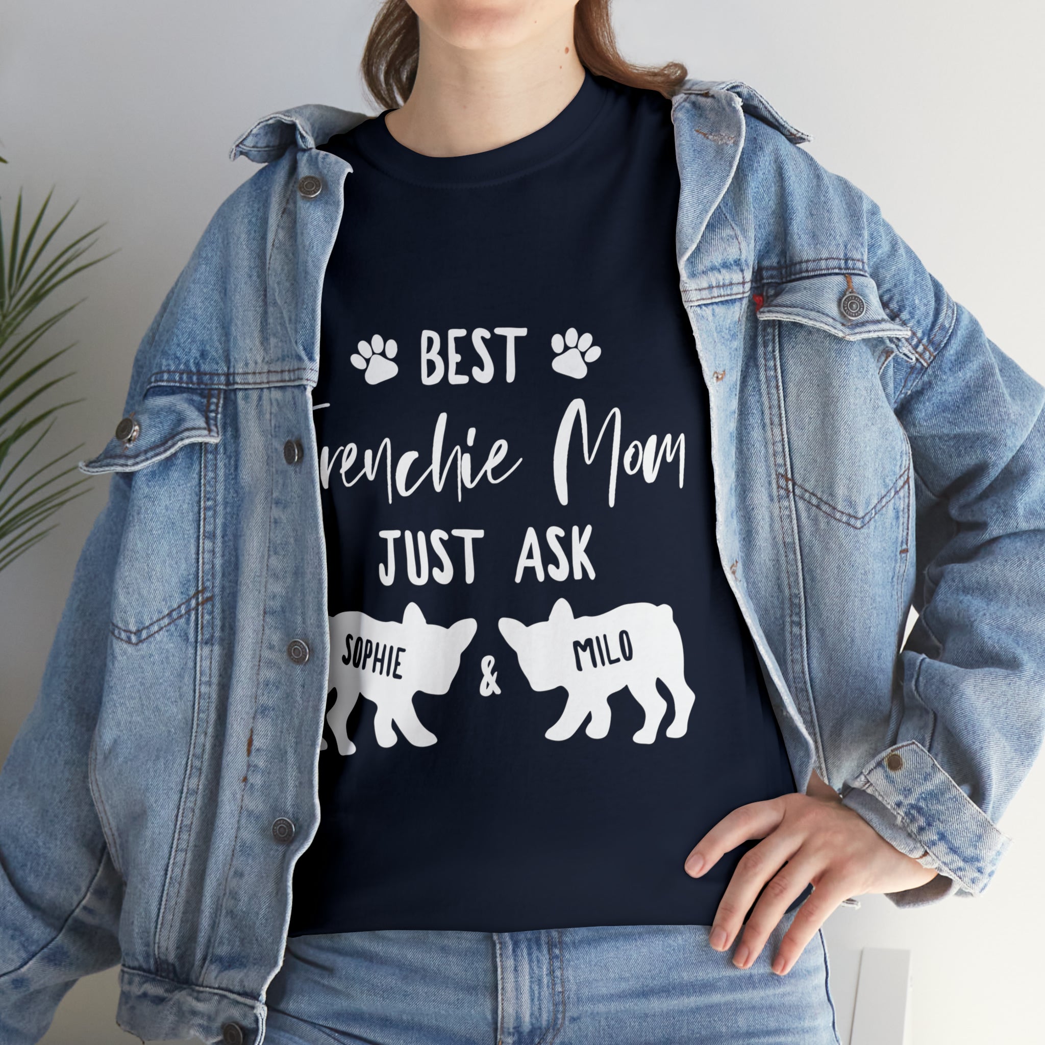 French Bulldog Personalized Dog Lover Tee for Dog Moms & Dads-fadou