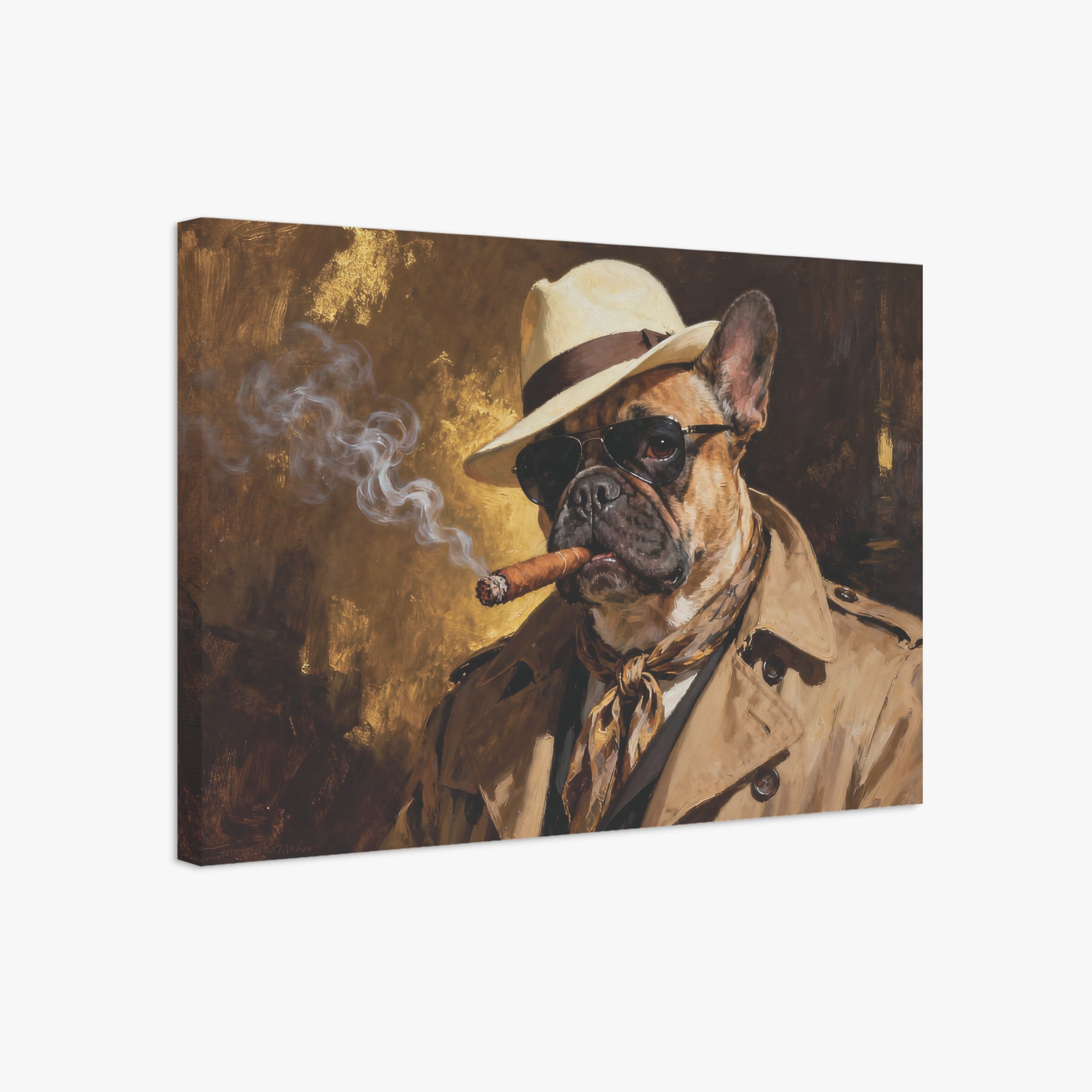 French Bulldog Adorable Decorative Canvas for Pet Culture-fadou