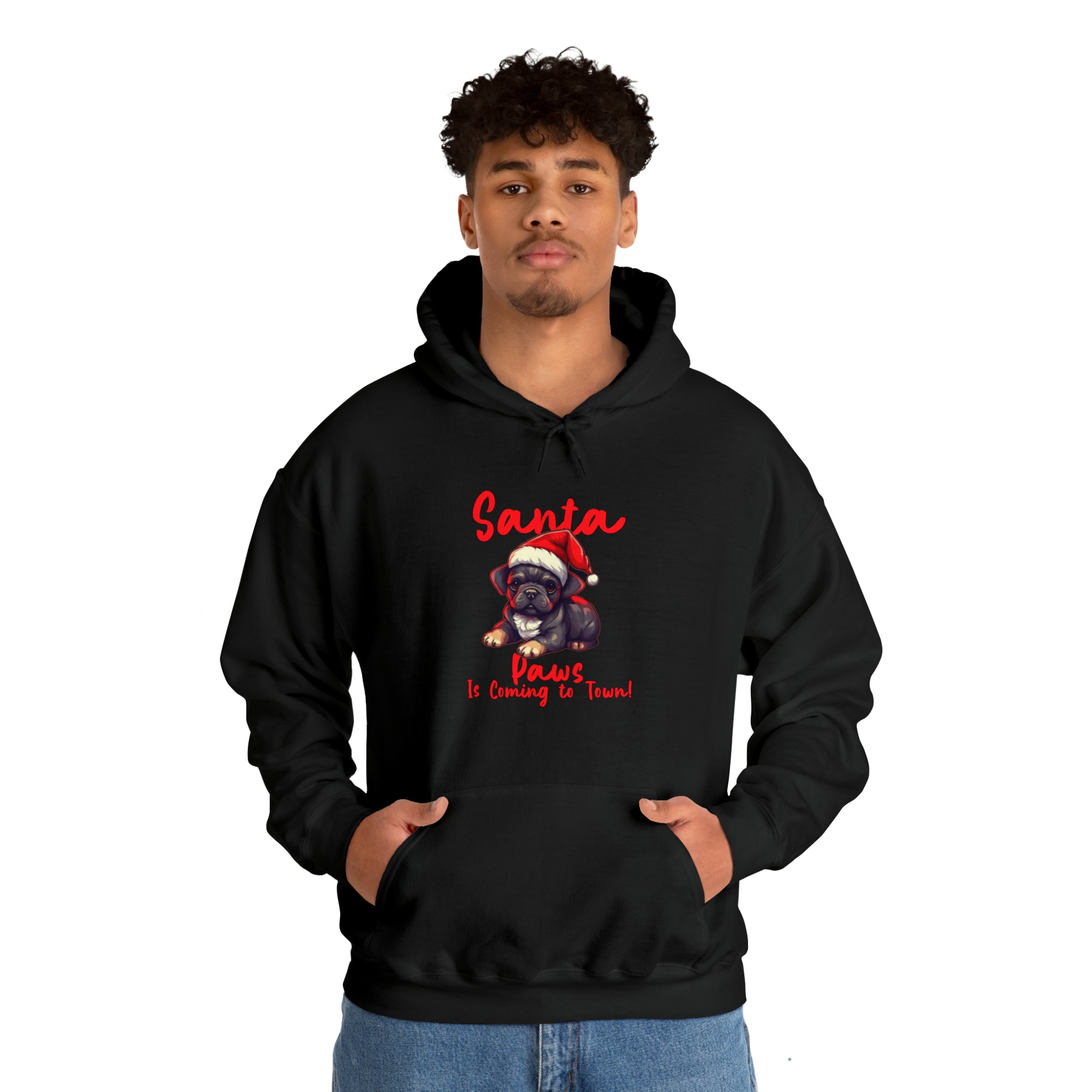 Santa French Bulldog Pet Parent Pullover for Dog Park Days-fadou