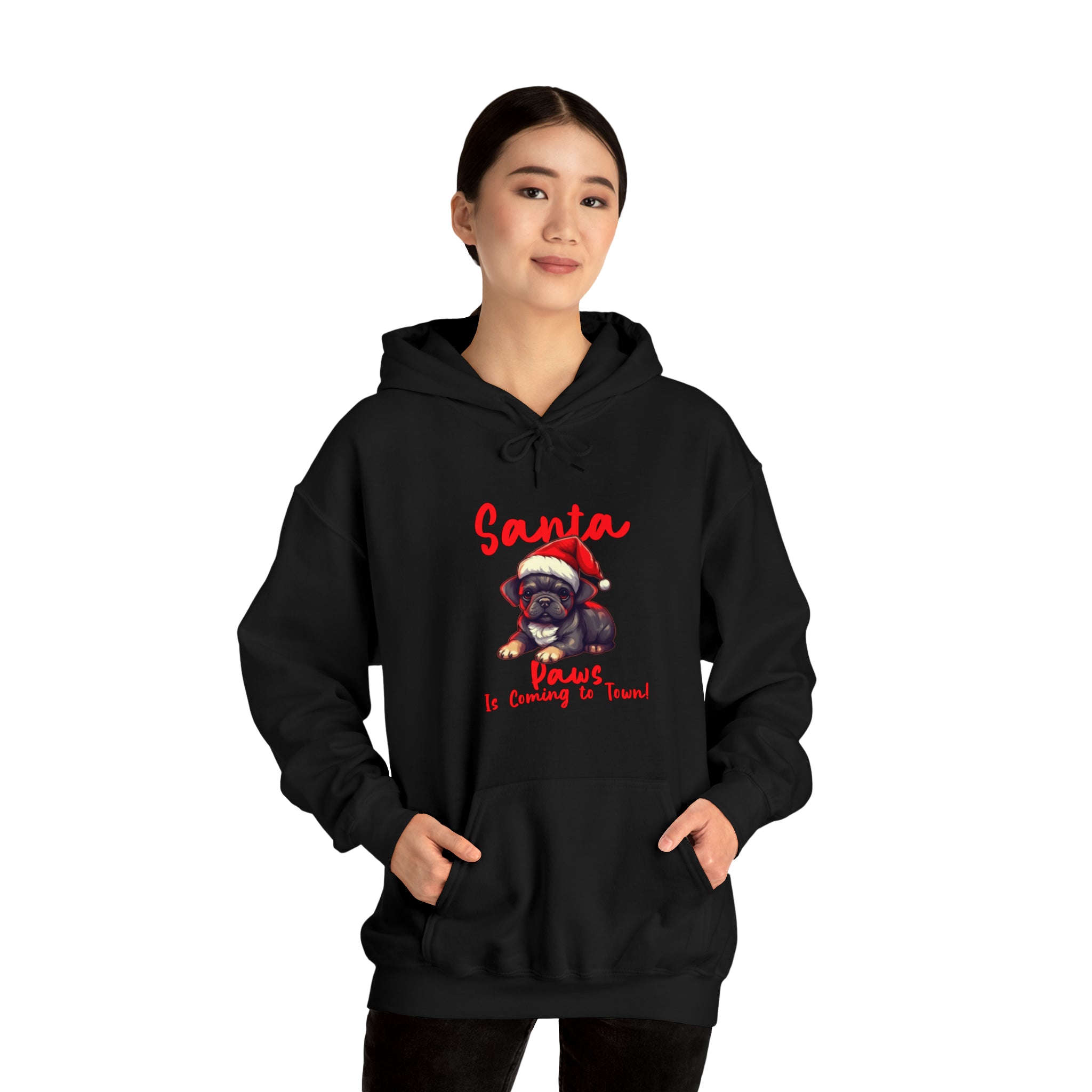 Santa French Bulldog Pet Parent Pullover for Dog Park Days-fadou
